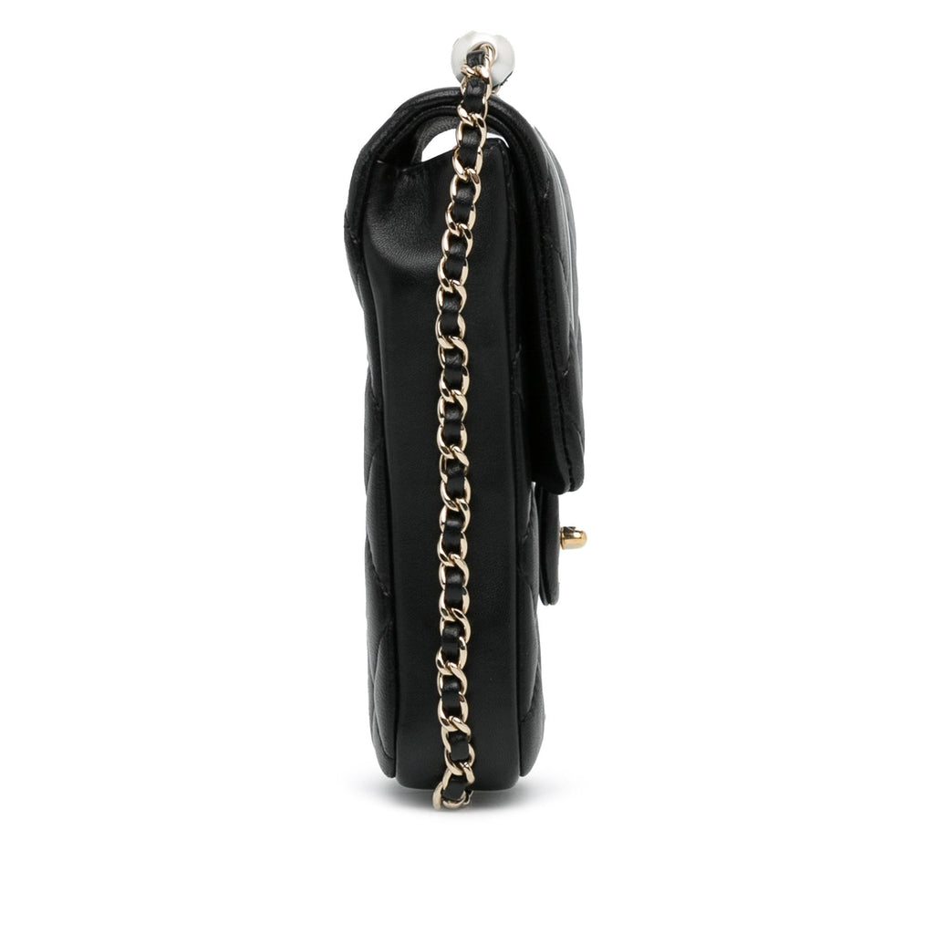 Chanel Lambskin My Precious Phone Case Flap (SHG-lI6AjS)