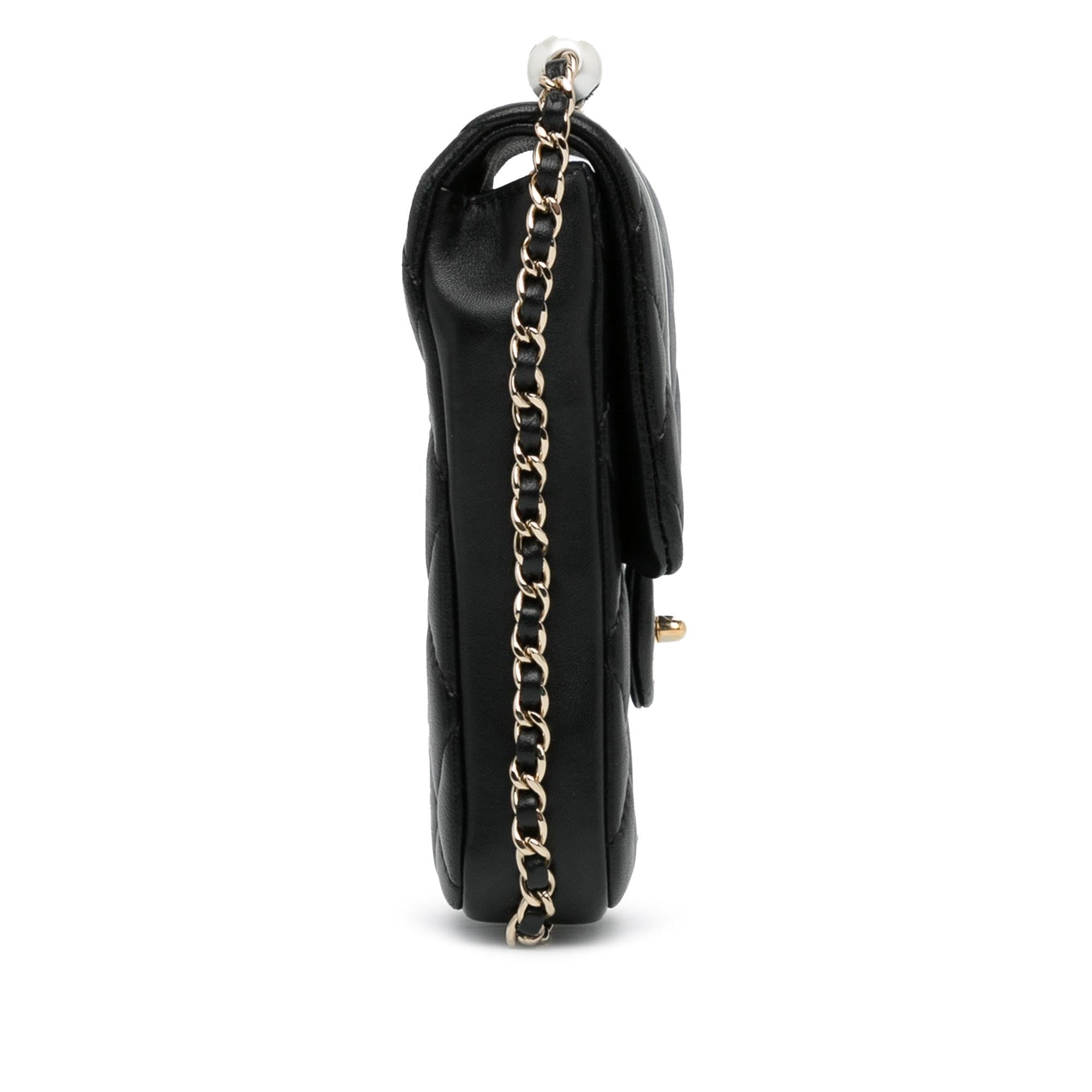 Chanel Lambskin My Precious Phone Case Flap (SHG-lI6AjS)