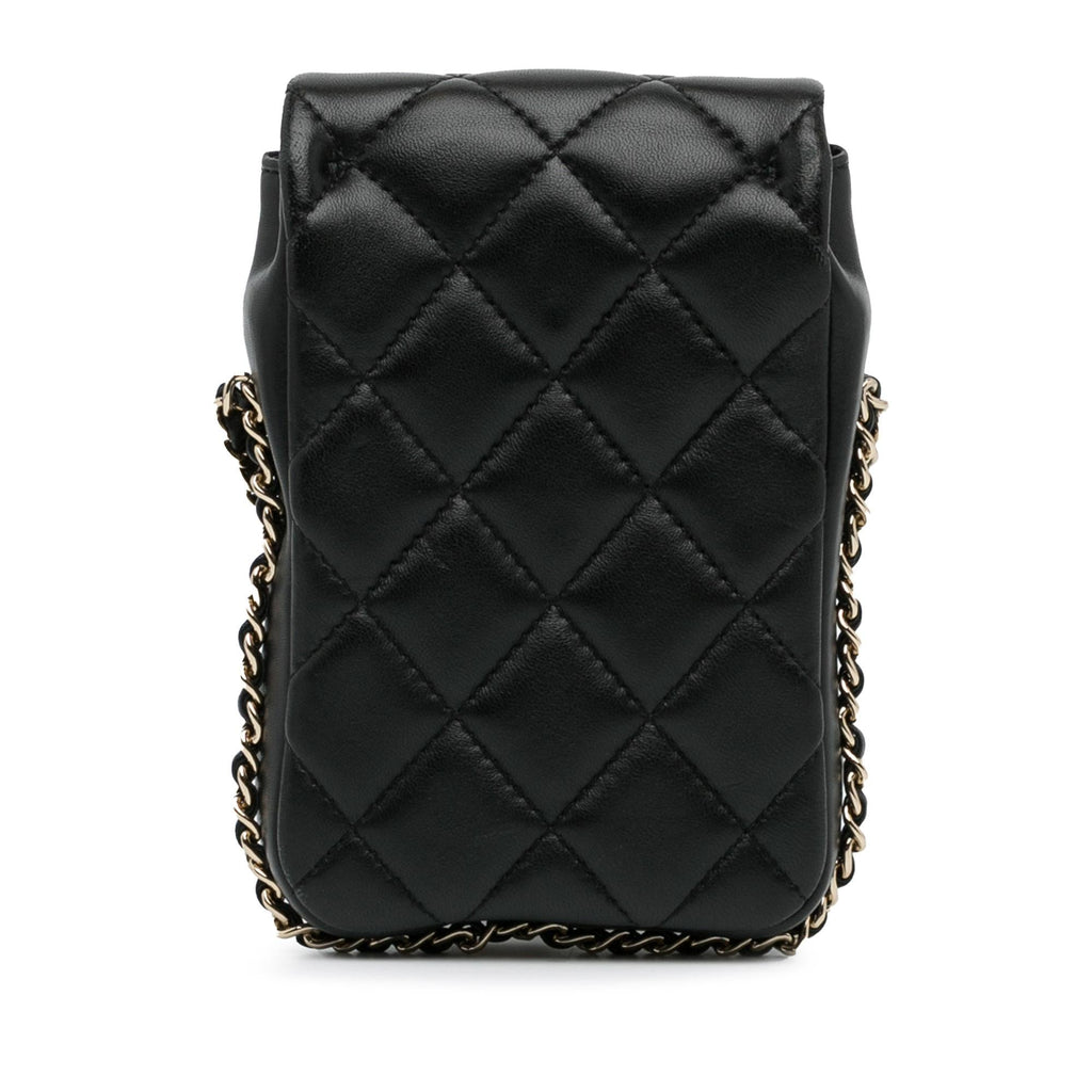 Chanel Lambskin My Precious Phone Case Flap (SHG-2d8hdV)