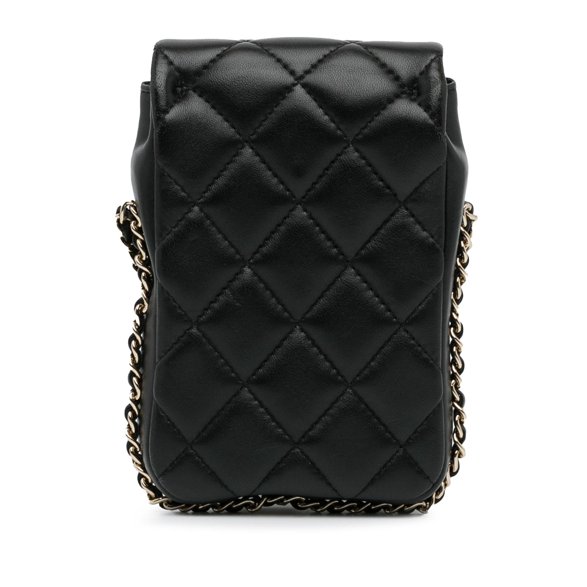 Chanel Lambskin My Precious Phone Case Flap (SHG-2d8hdV)