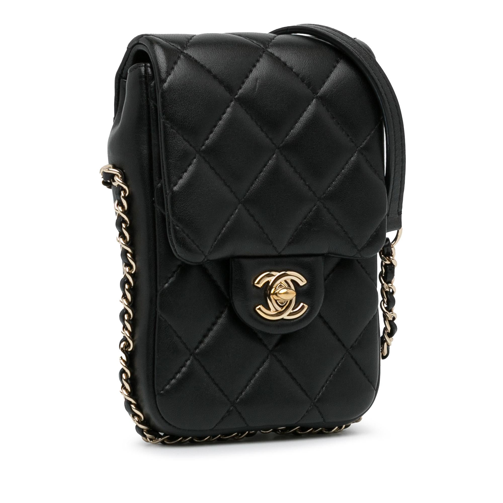 Chanel Lambskin My Precious Phone Case Flap (SHG-2d8hdV)