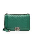 Chanel Lambskin New Medium Boy Bag (SHF-23600)