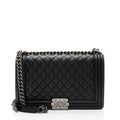 Chanel Lambskin New Medium Boy Bag
