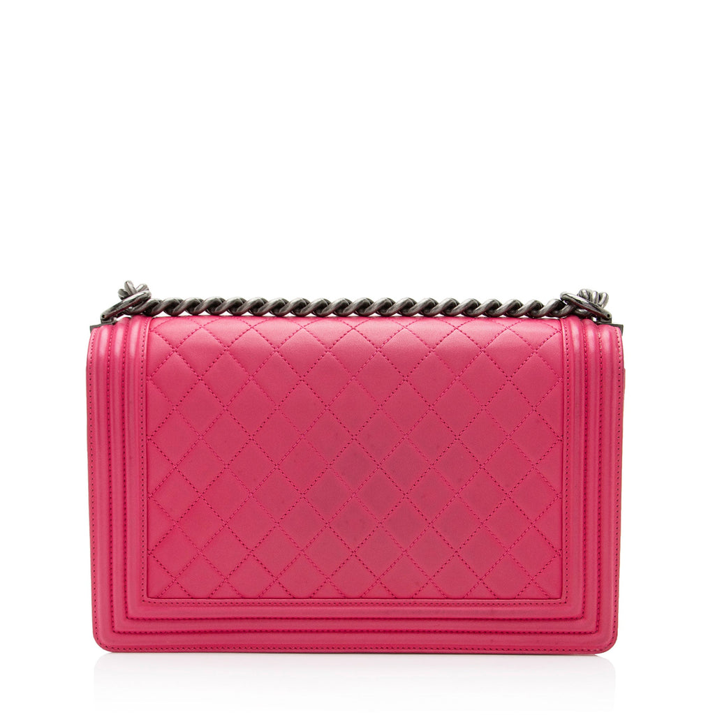 Chanel Lambskin New Medium Boy Bag