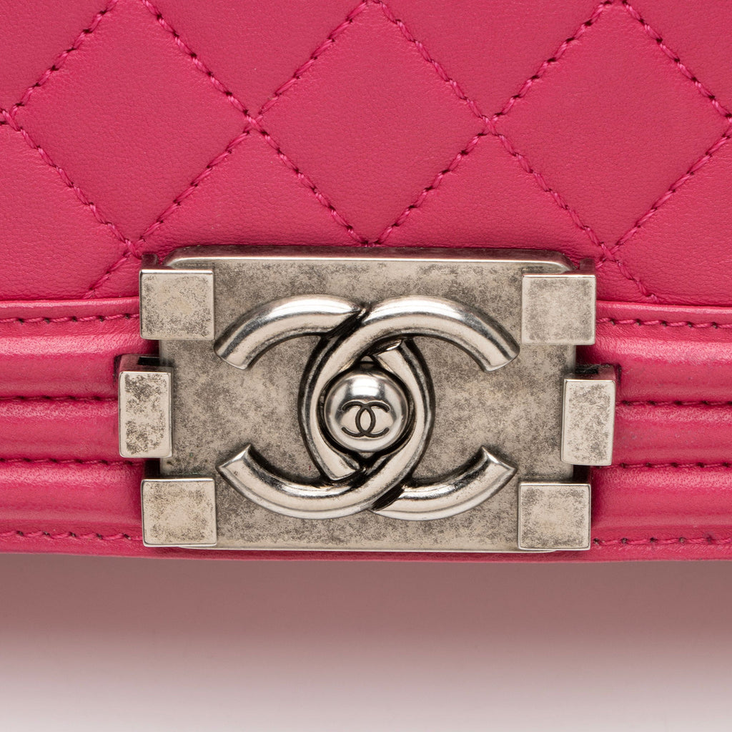 Chanel Lambskin New Medium Boy Bag