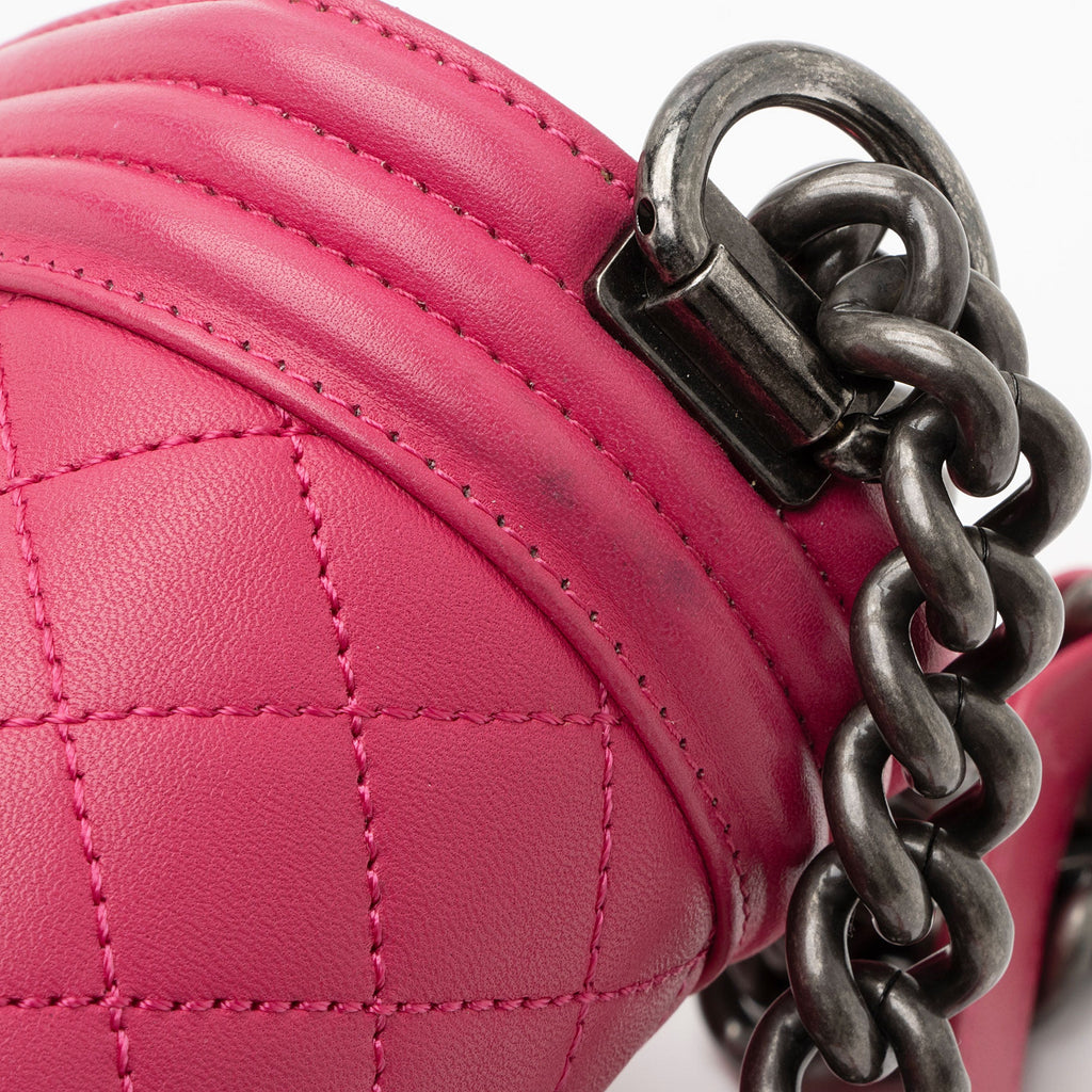 Chanel Lambskin New Medium Boy Bag