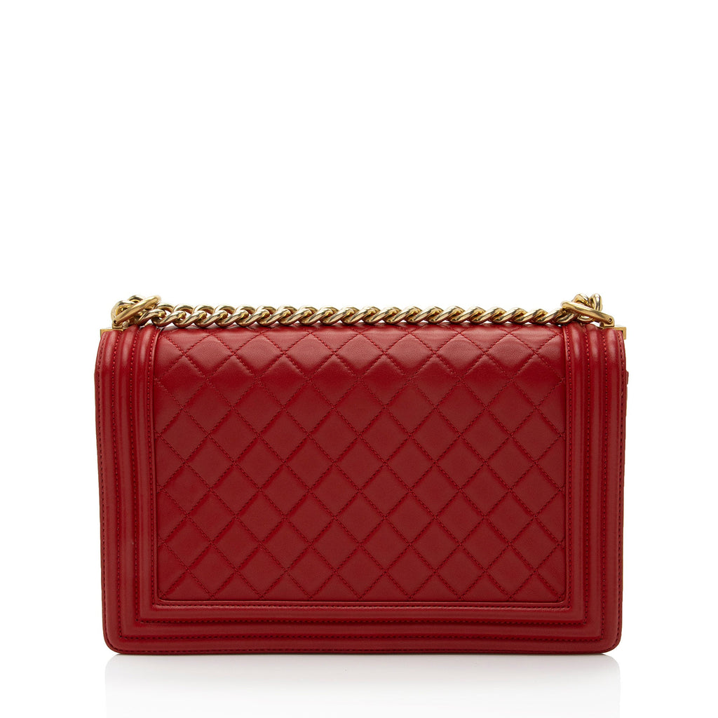 Chanel Lambskin New Medium Boy Bag