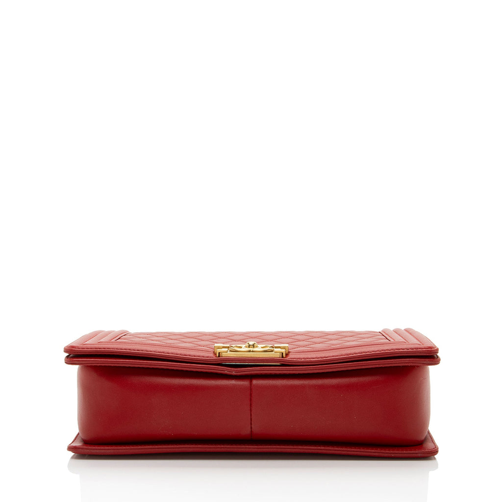 Chanel Lambskin New Medium Boy Bag