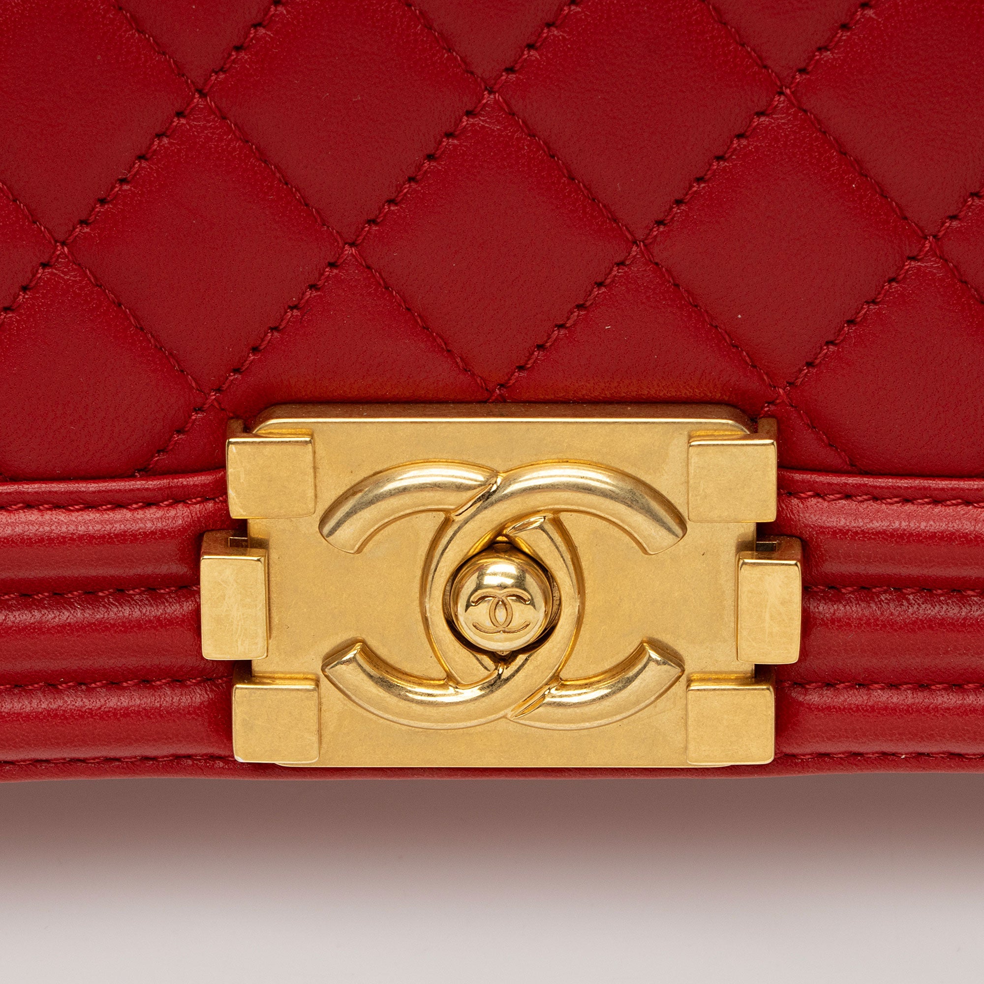 Chanel Lambskin New Medium Boy Bag