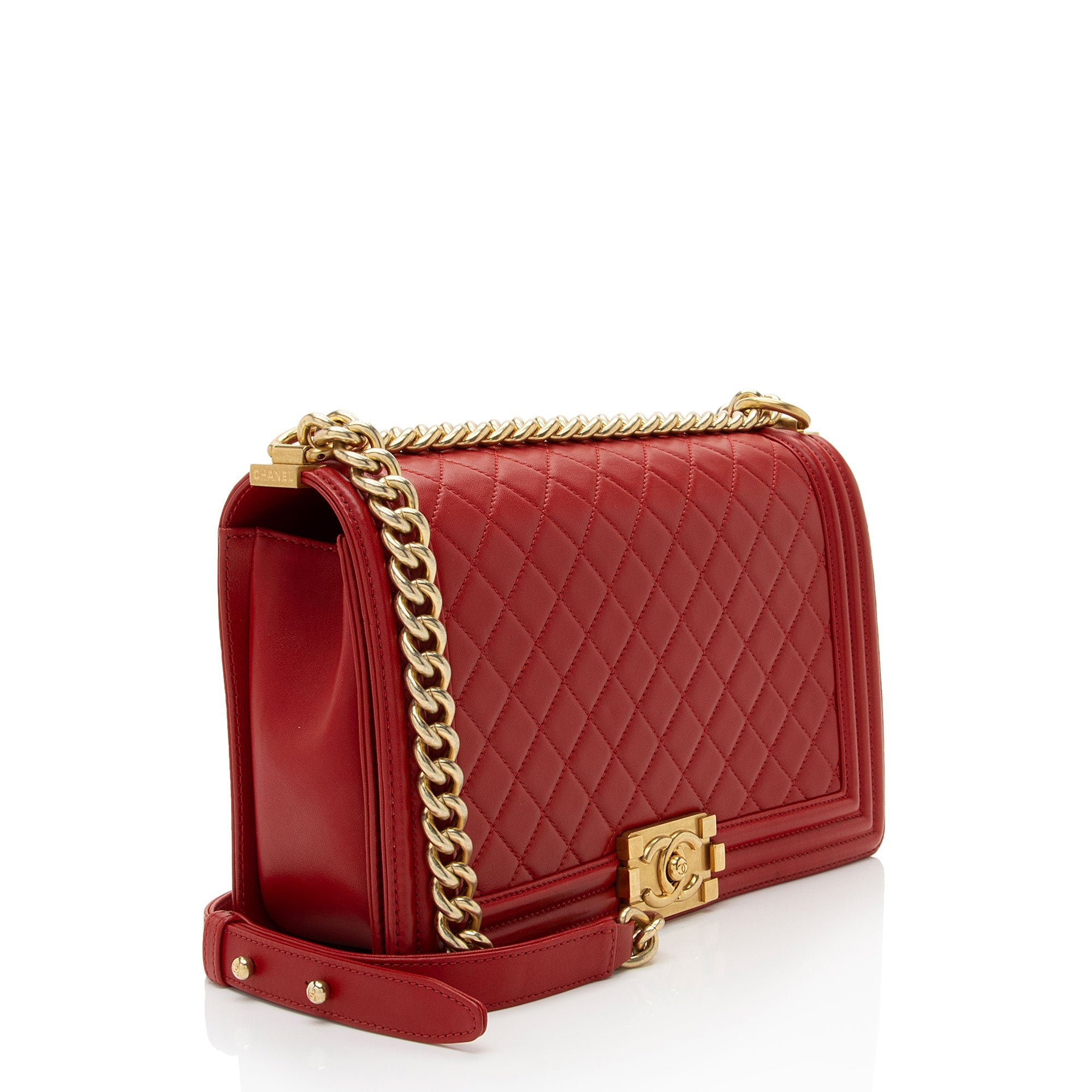 Chanel Lambskin New Medium Boy Bag