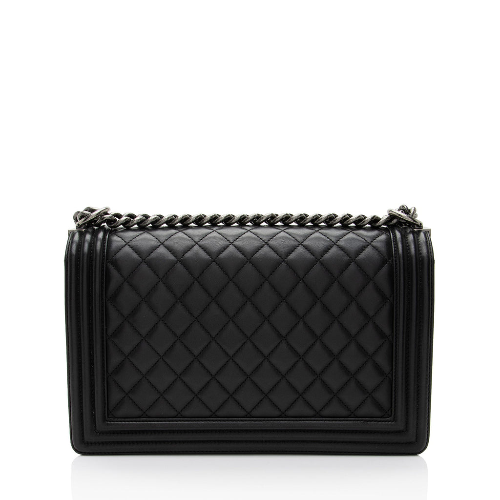 Chanel Lambskin New Medium Boy Bag