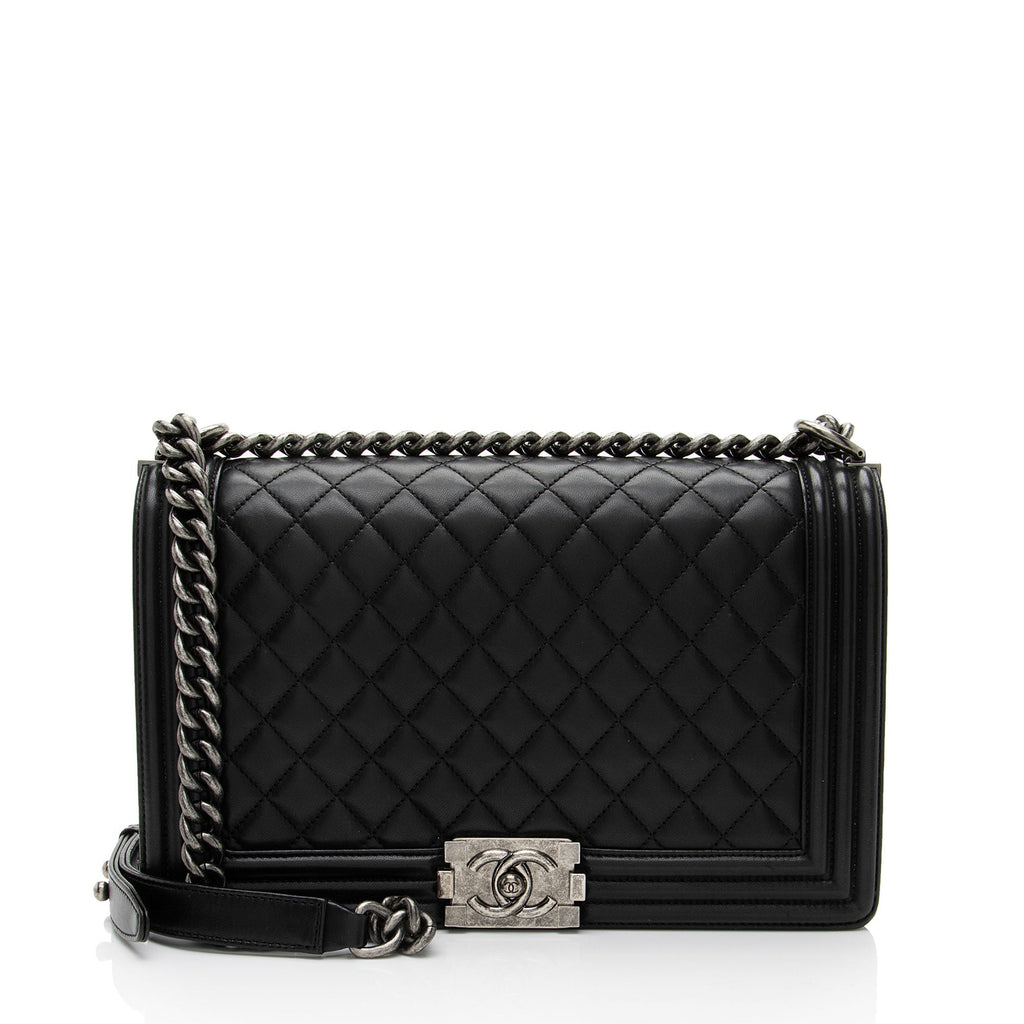 Chanel Lambskin New Medium Boy Bag