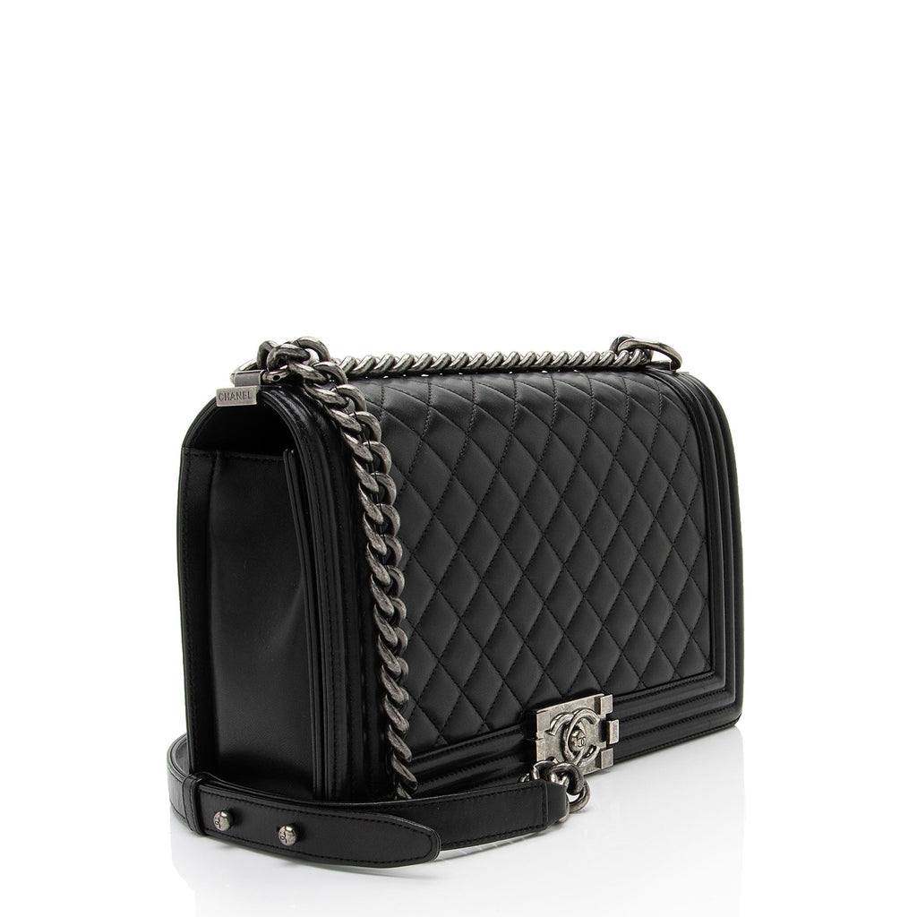 Chanel Lambskin New Medium Boy Bag