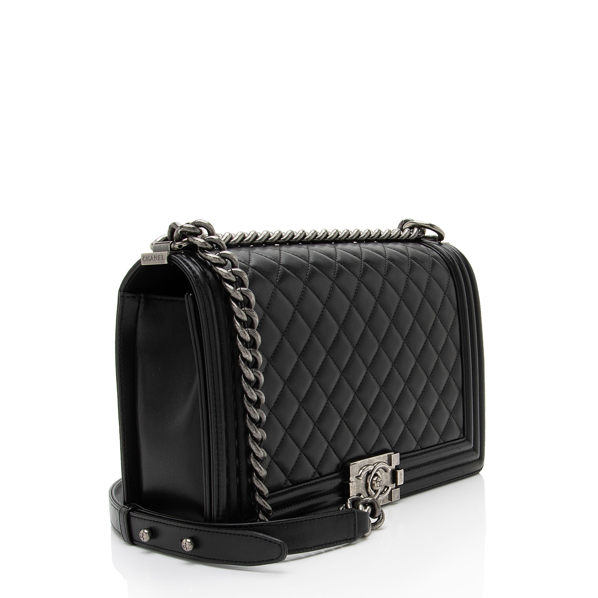 Chanel Lambskin New Medium Boy Bag