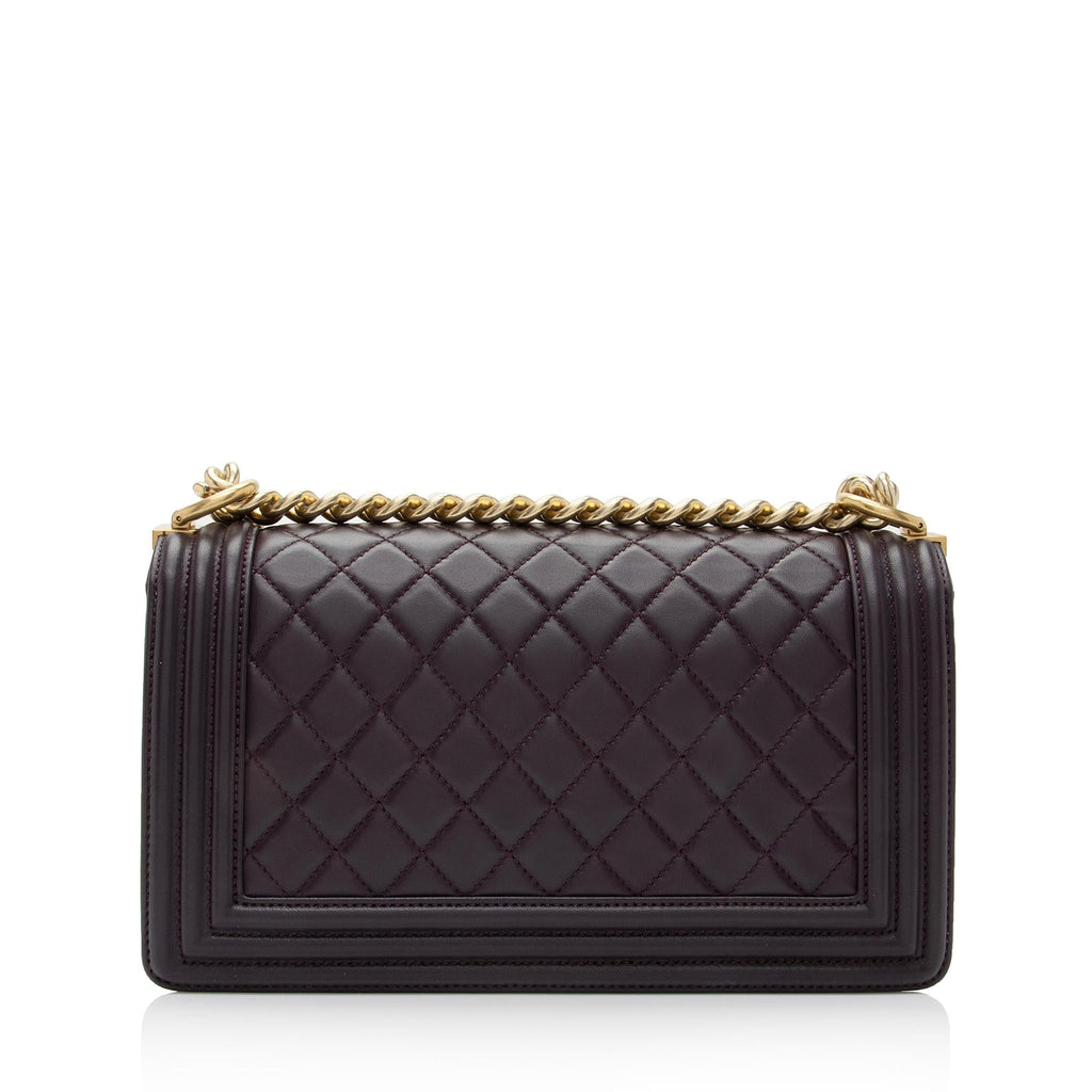 Chanel Lambskin Old Medium Boy Bag
