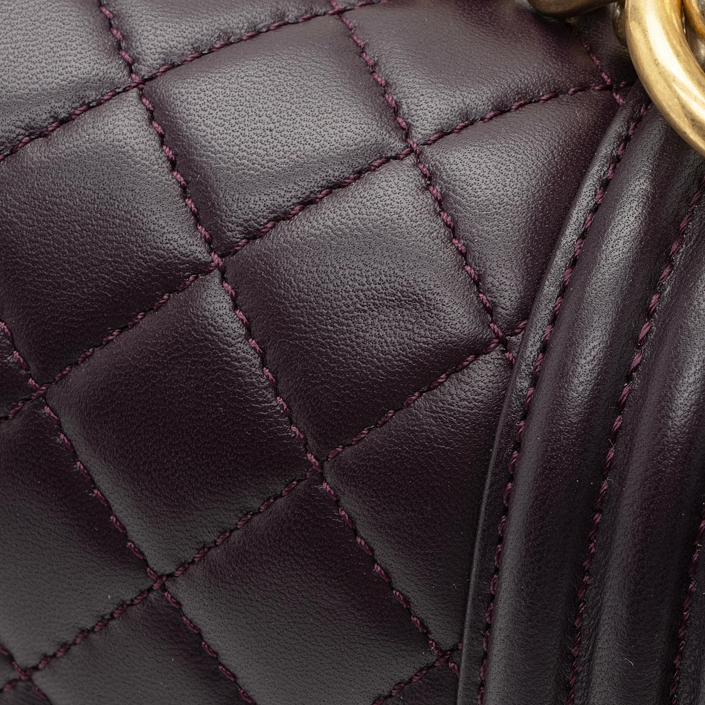 Chanel Lambskin Old Medium Boy Bag