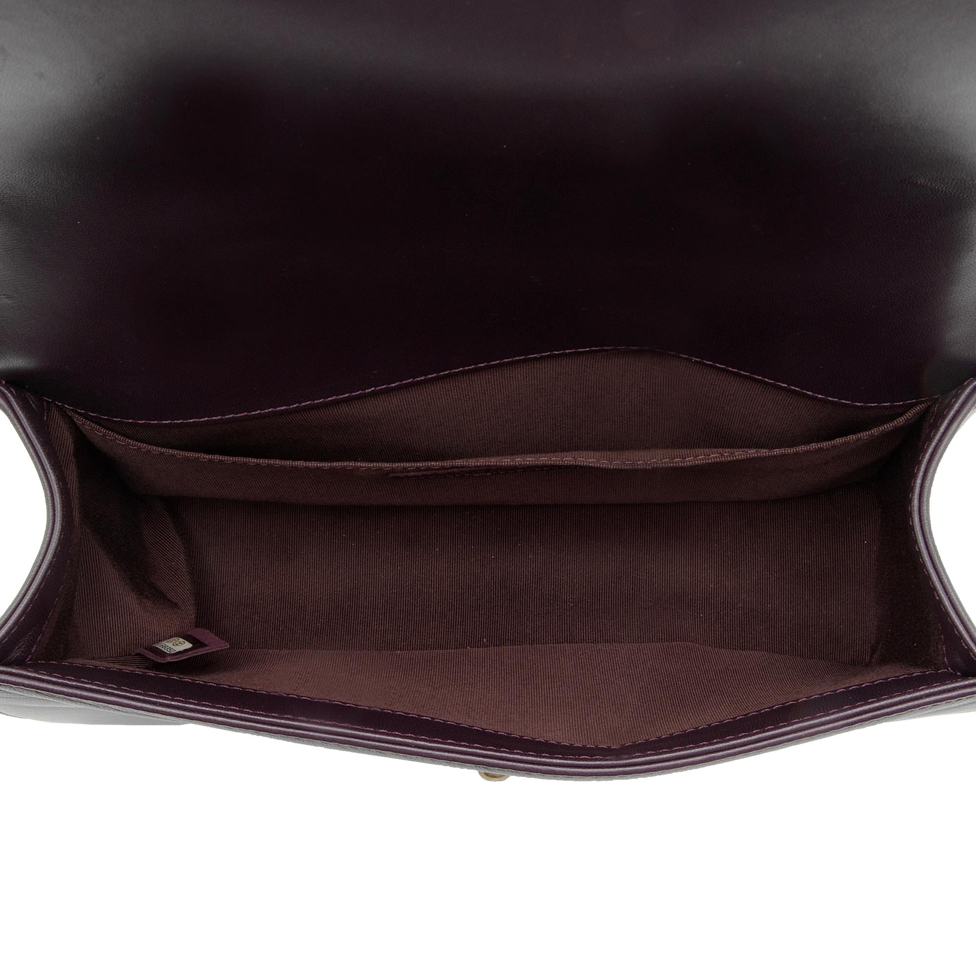 Chanel Lambskin Old Medium Boy Bag