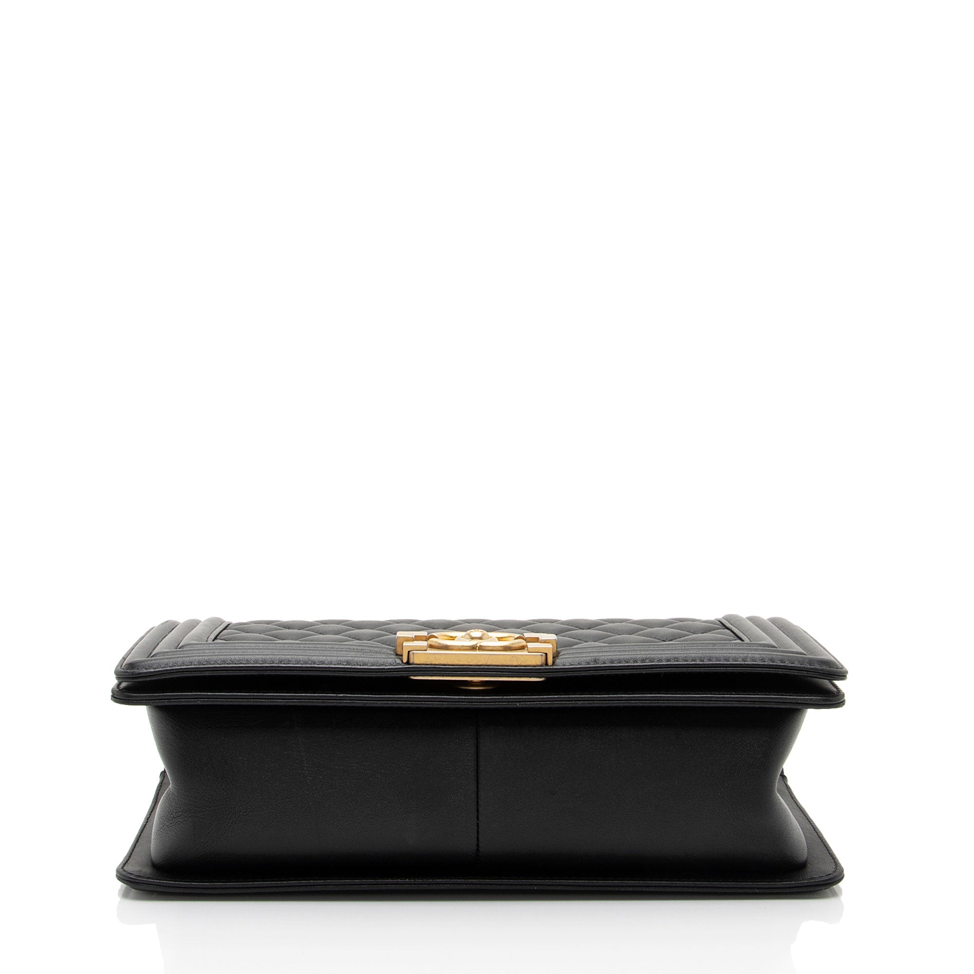 Chanel Lambskin Old Medium Boy Bag (SHF-QJr6Pf)