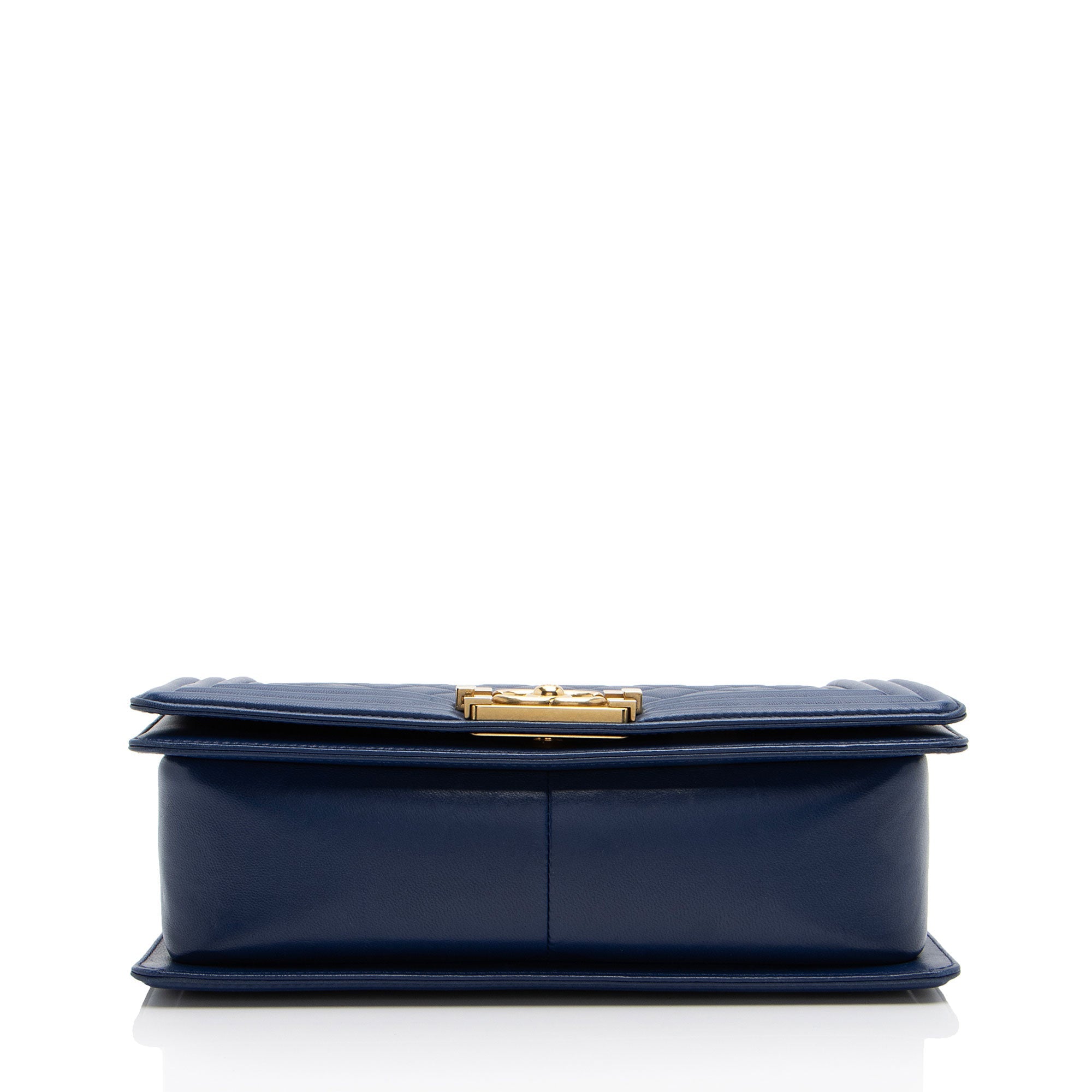 Chanel Lambskin Old Medium Boy Bag (SHF-lx1VjZ)