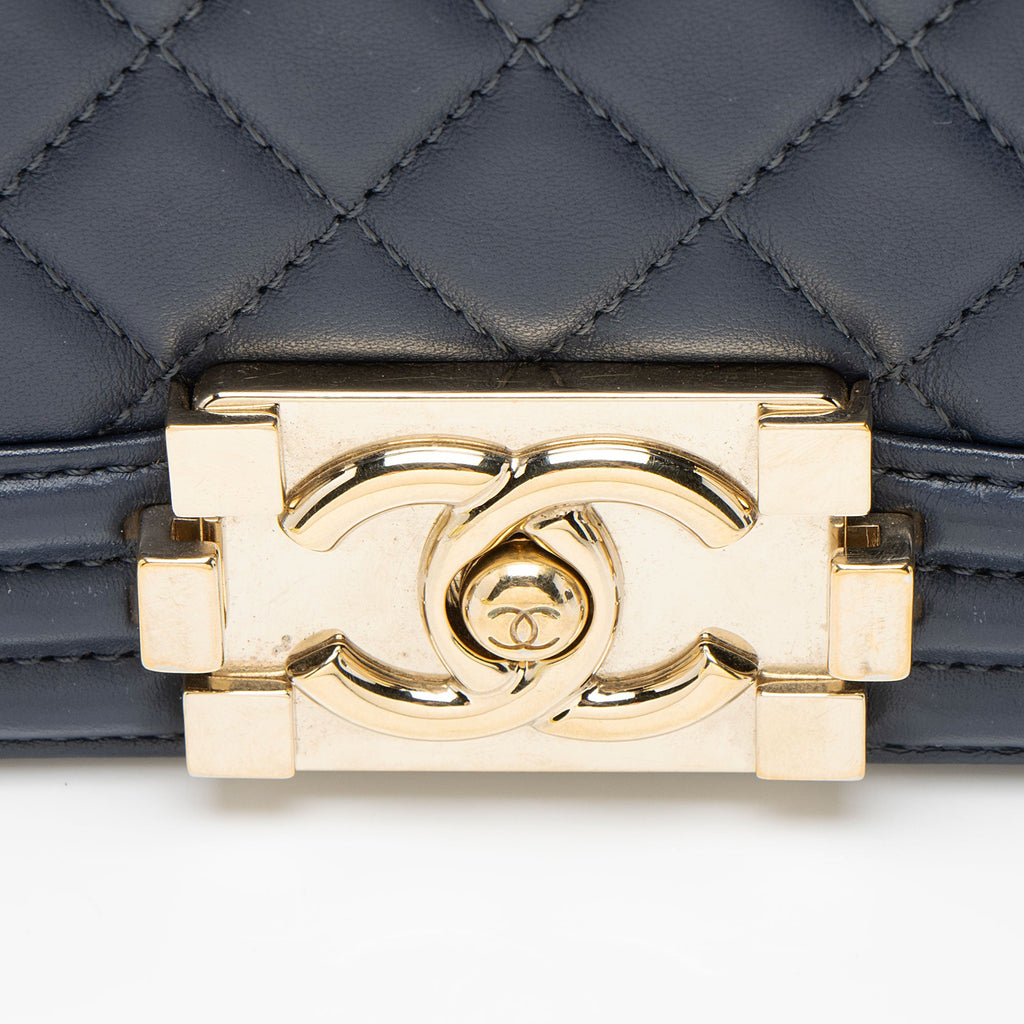Chanel Lambskin Old Medium Boy Bag
