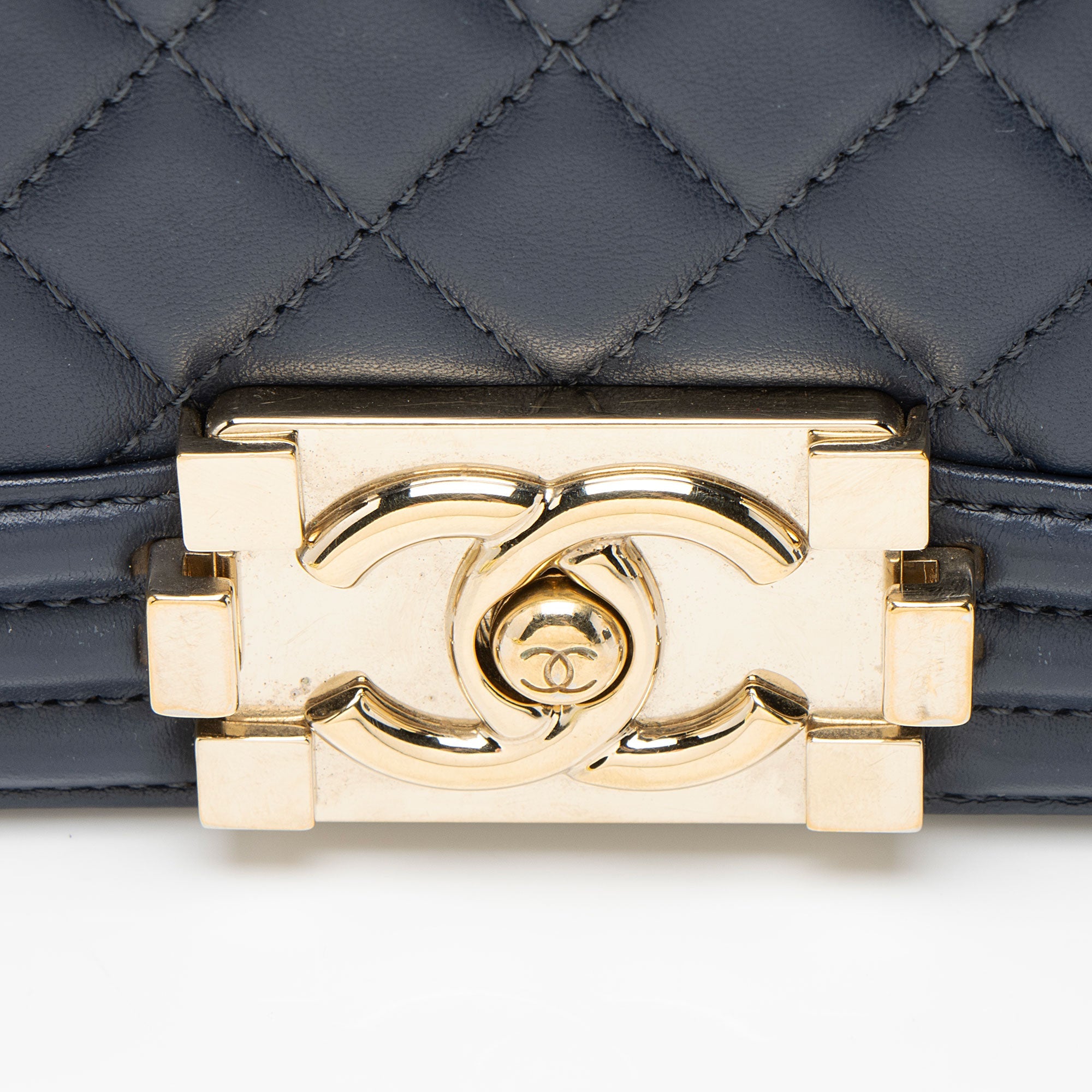 Chanel Lambskin Old Medium Boy Bag