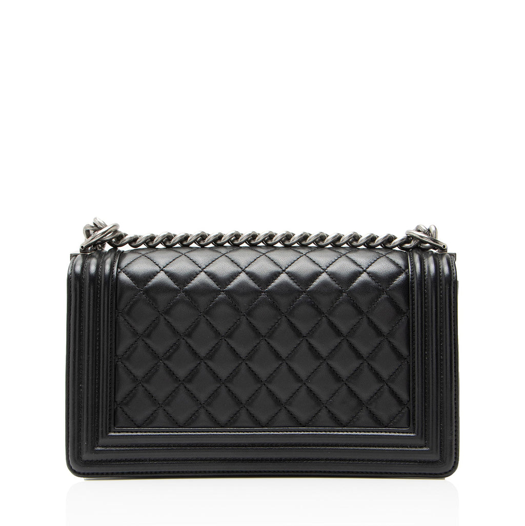 Chanel Lambskin Old Medium Boy Bag