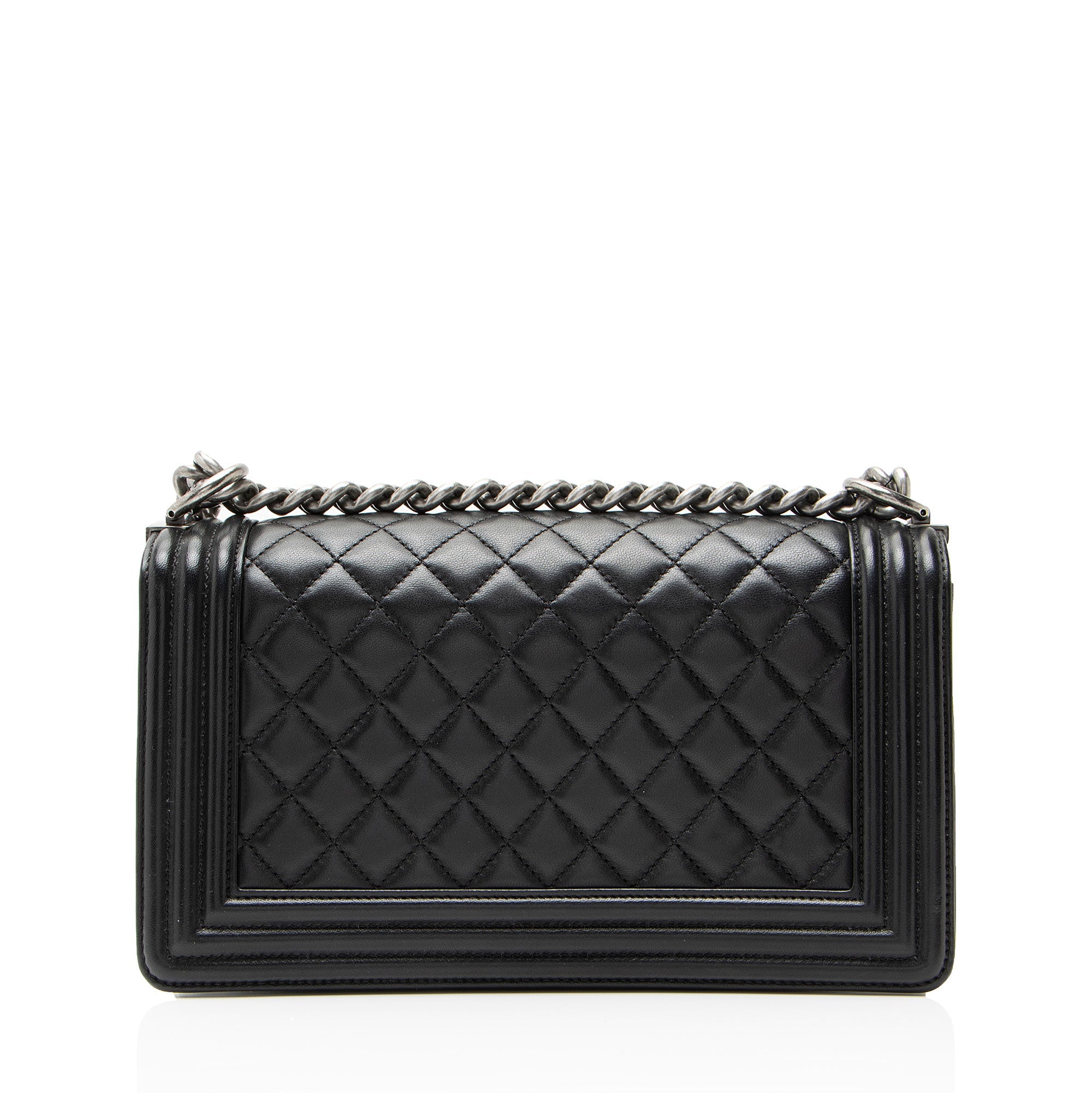 Chanel Lambskin Old Medium Boy Bag