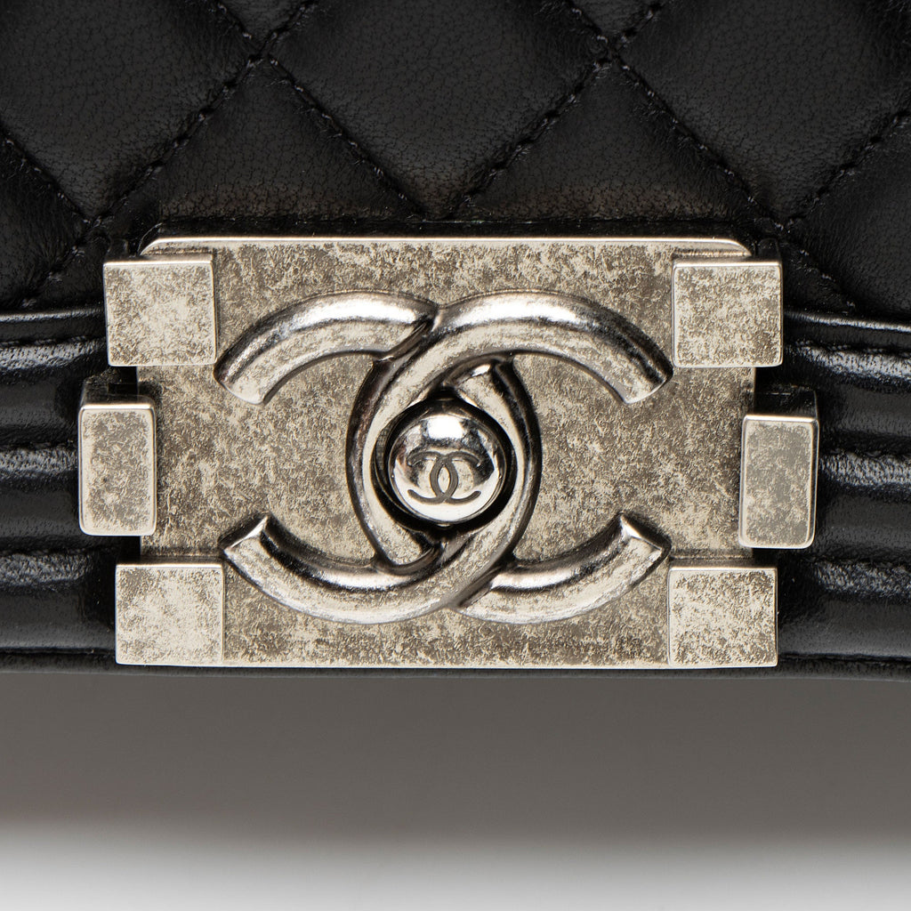 Chanel Lambskin Old Medium Boy Bag