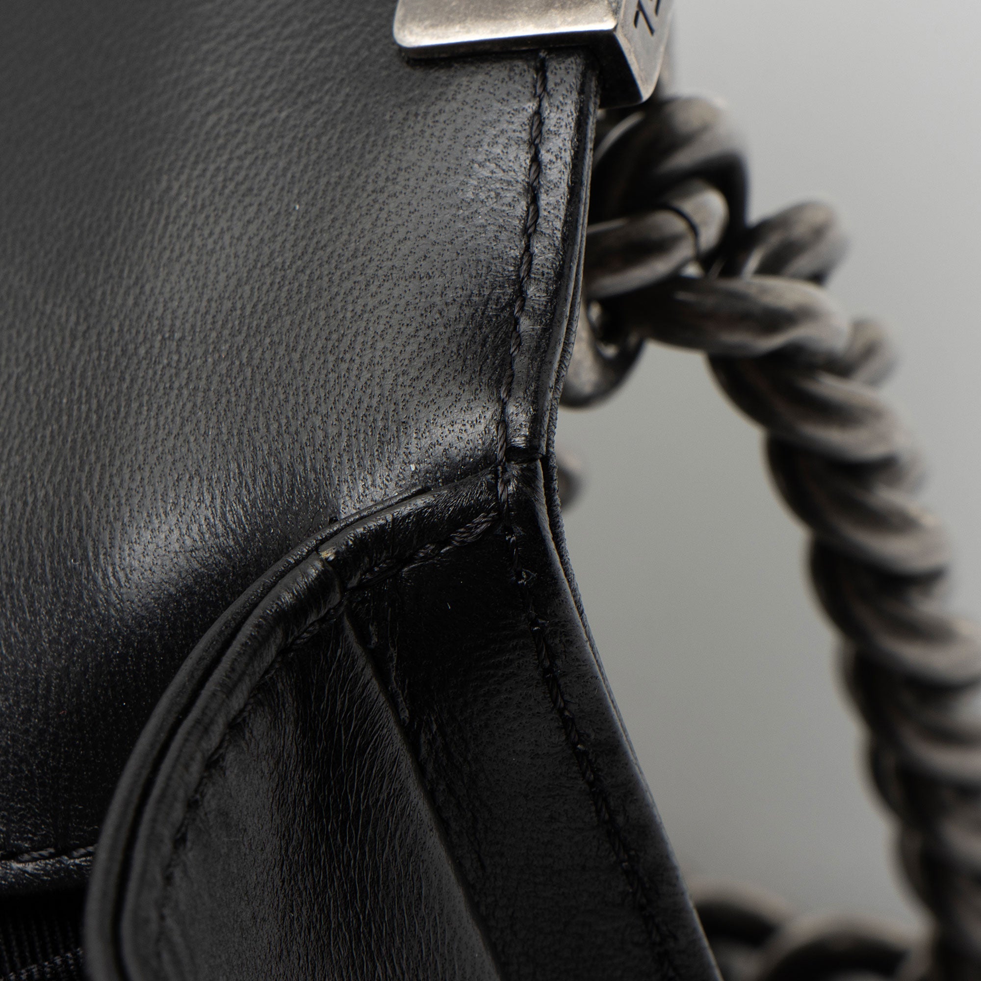 Chanel Lambskin Old Medium Boy Bag