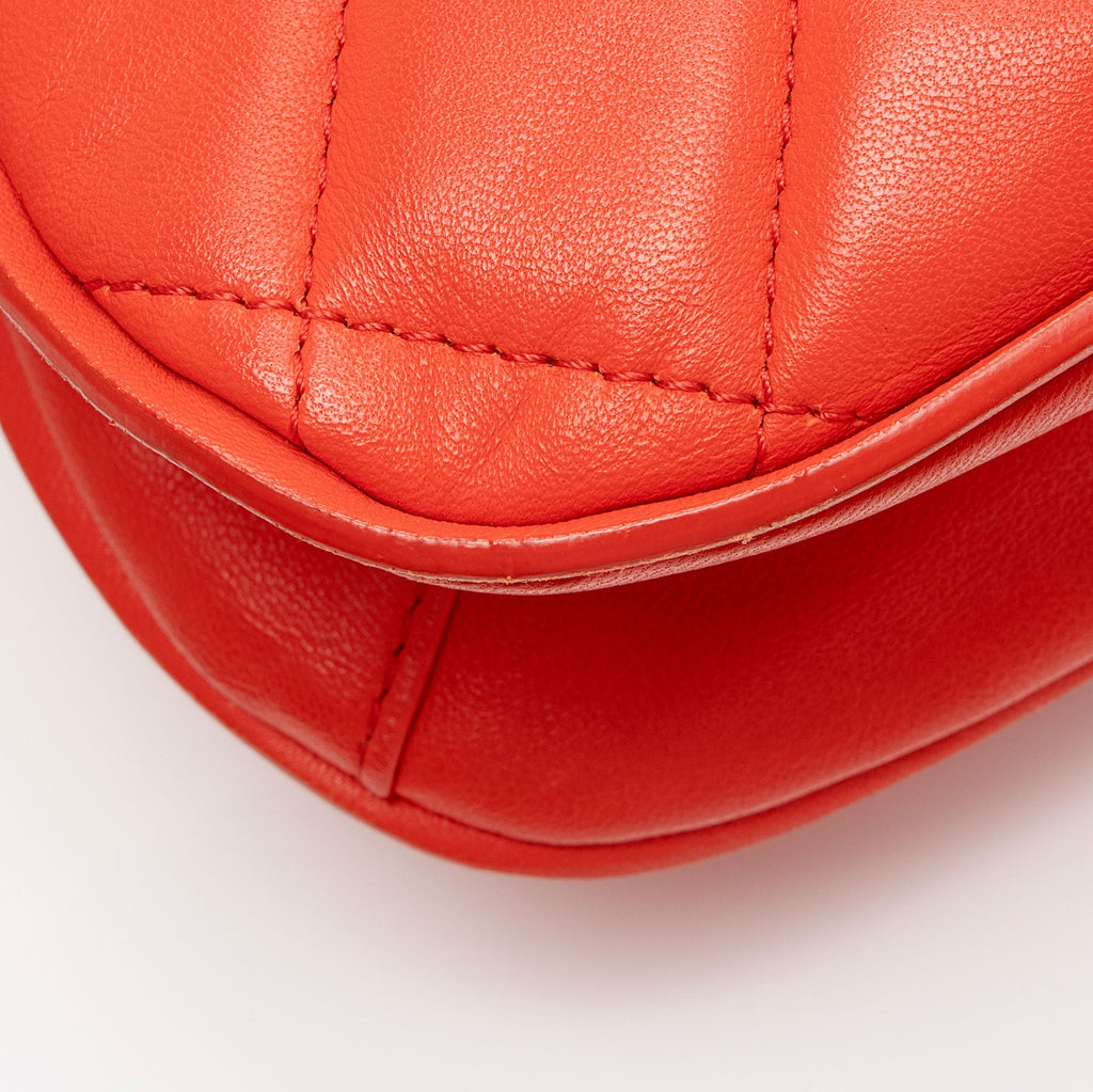 Chanel Lambskin Pagode Piping Flap Bag