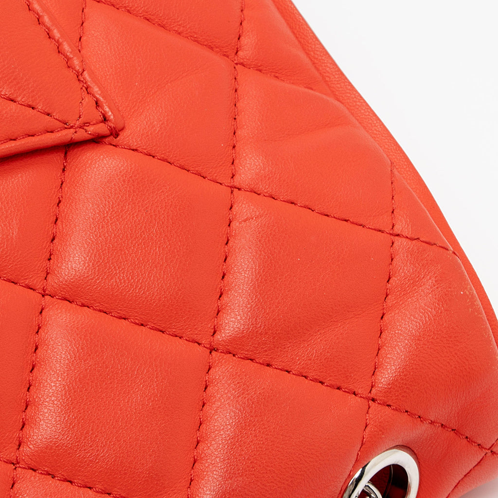Chanel Lambskin Pagode Piping Flap Bag