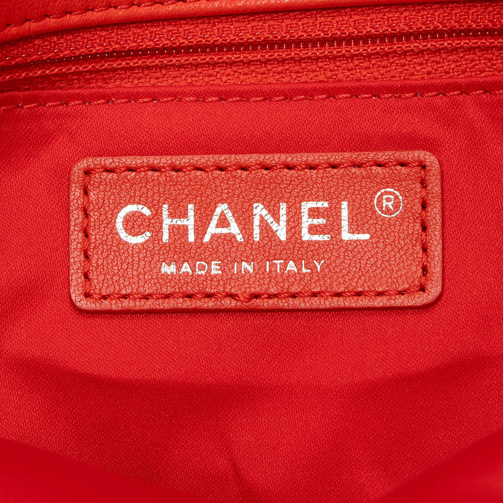 Chanel Lambskin Pagode Piping Flap Bag