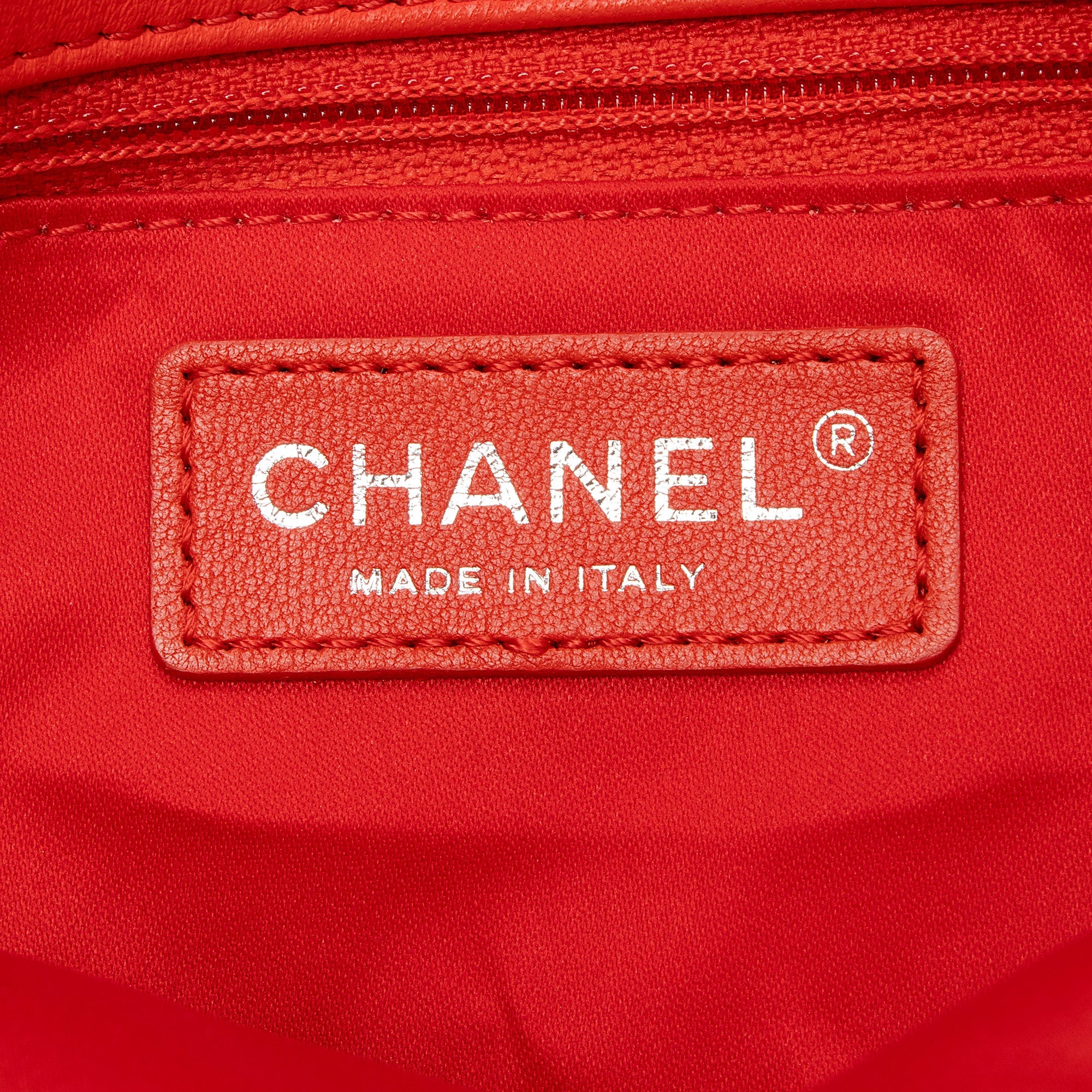 Chanel Lambskin Pagode Piping Flap Bag