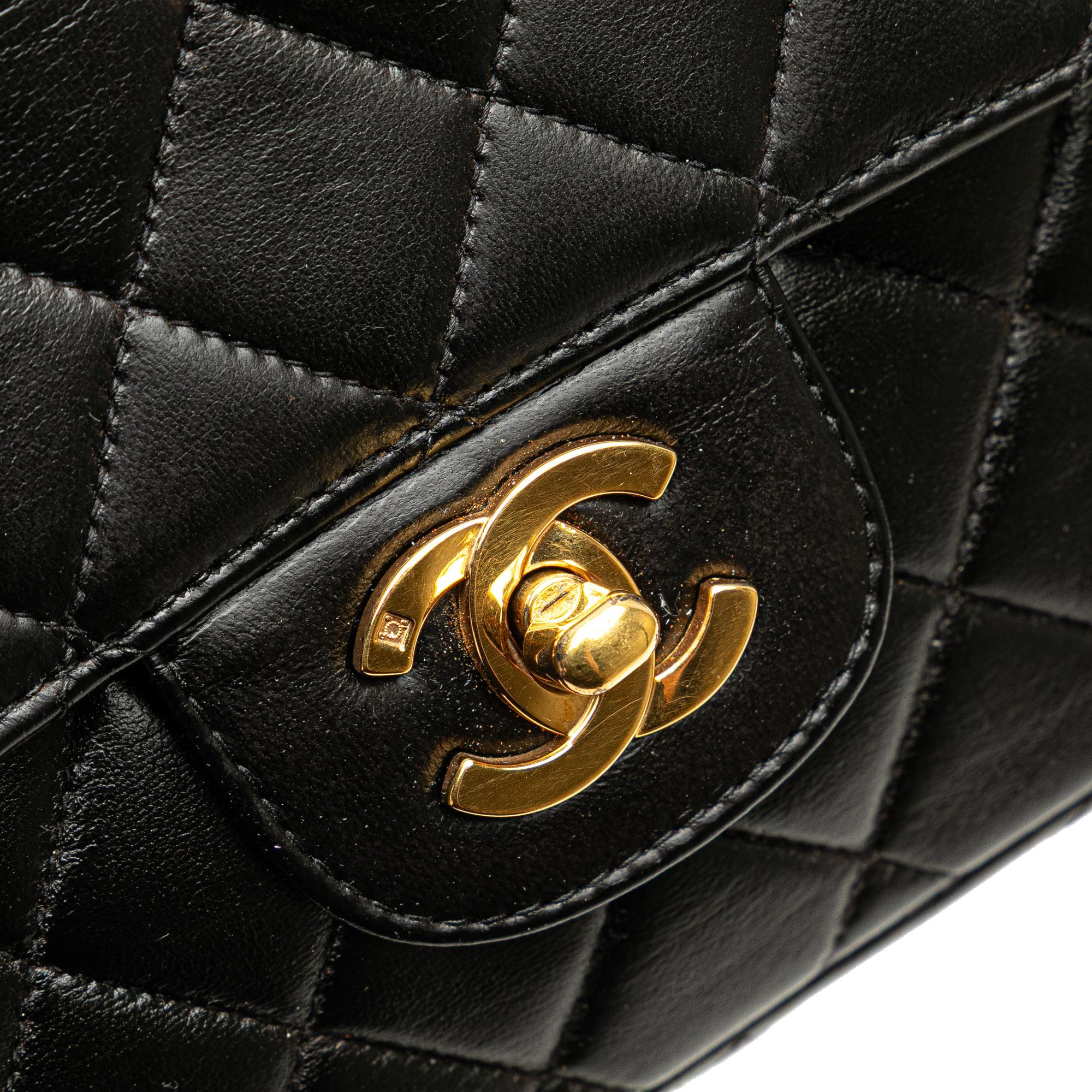 Chanel Lambskin Parent Kelly Flap