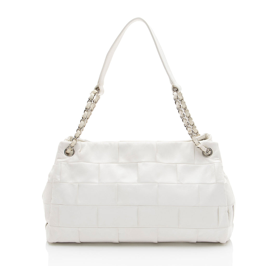 Chanel Lambskin Patchwork Igloo Shoulder Bag