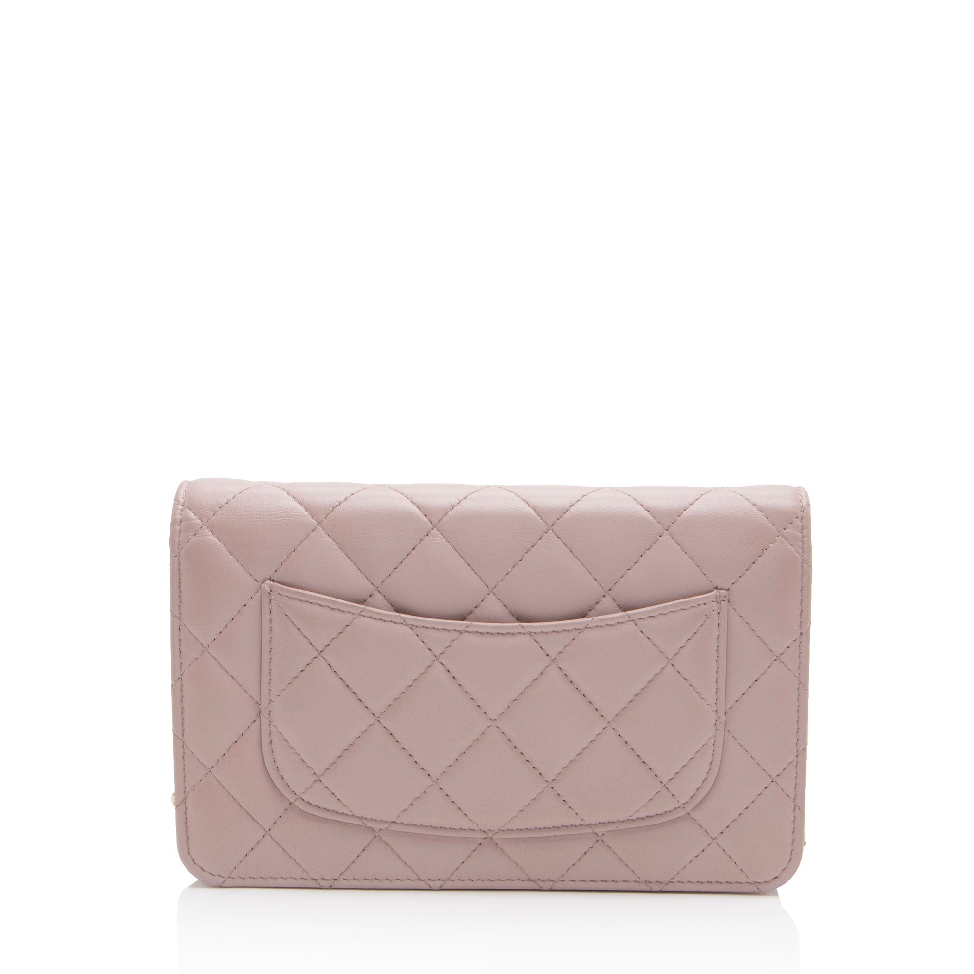 Chanel Lambskin Pearl CC Wallet on Chain (SHF-xRqAN6)
