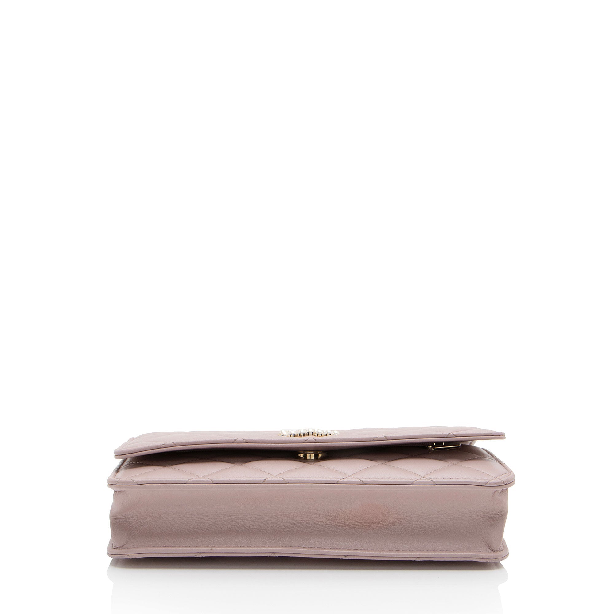 Chanel Lambskin Pearl CC Wallet on Chain (SHF-xRqAN6)