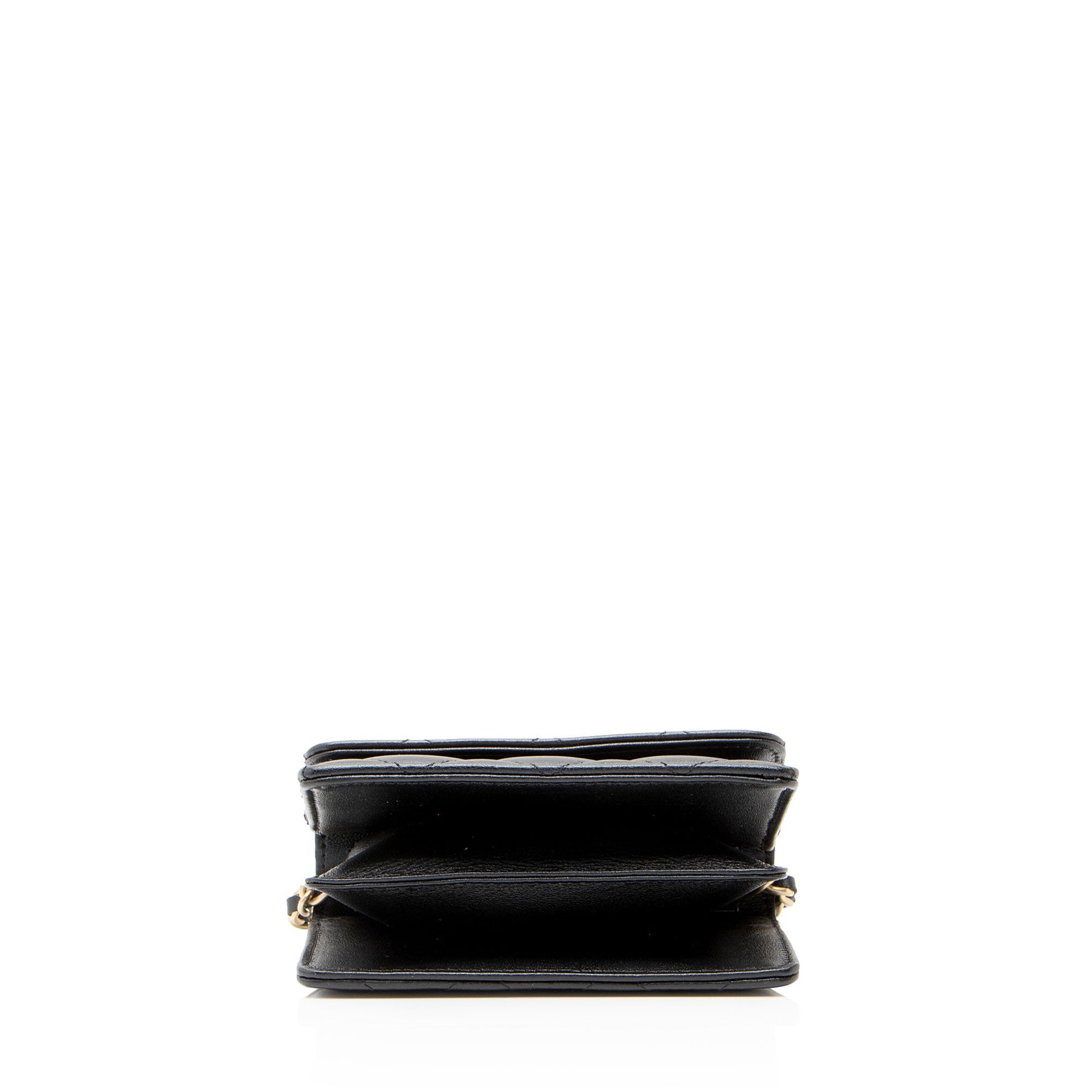 Chanel Lambskin Pearl Crown Clutch with Chain