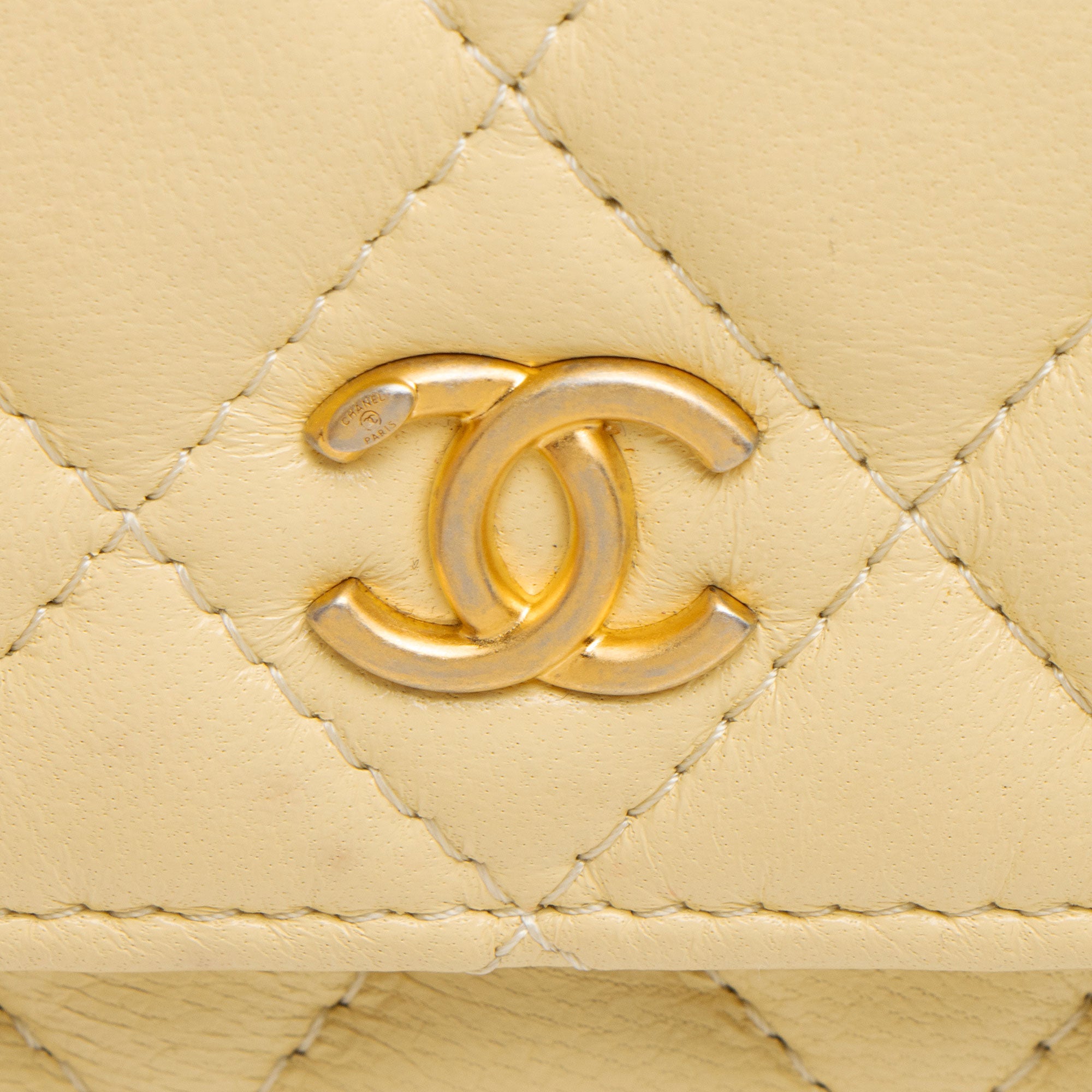 Chanel Lambskin Pearl Crush Mini Clutch