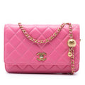 Chanel Lambskin Pearl Crush Wallet On Chain