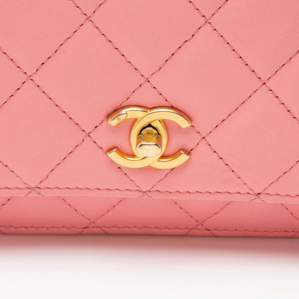 Chanel Lambskin Pearl Crush Wallet on Chain