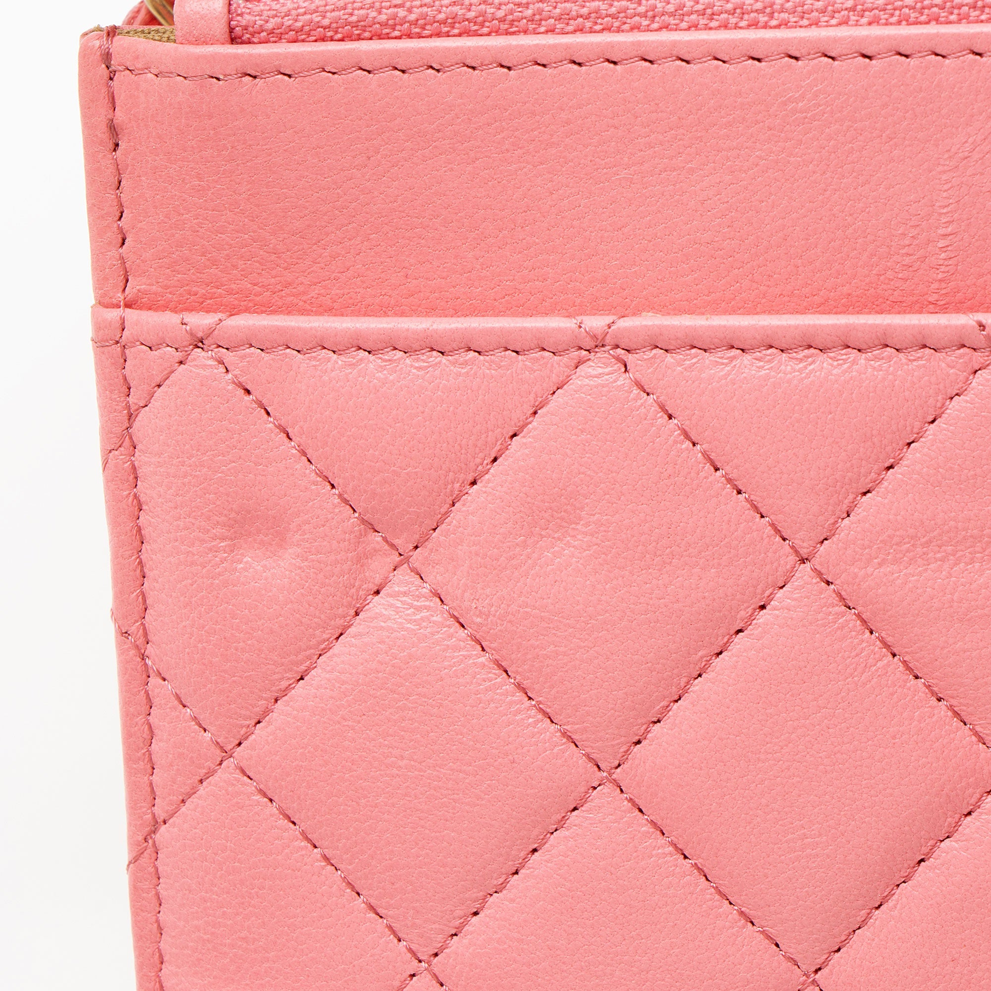 Chanel Lambskin Pearl Crush Wallet on Chain