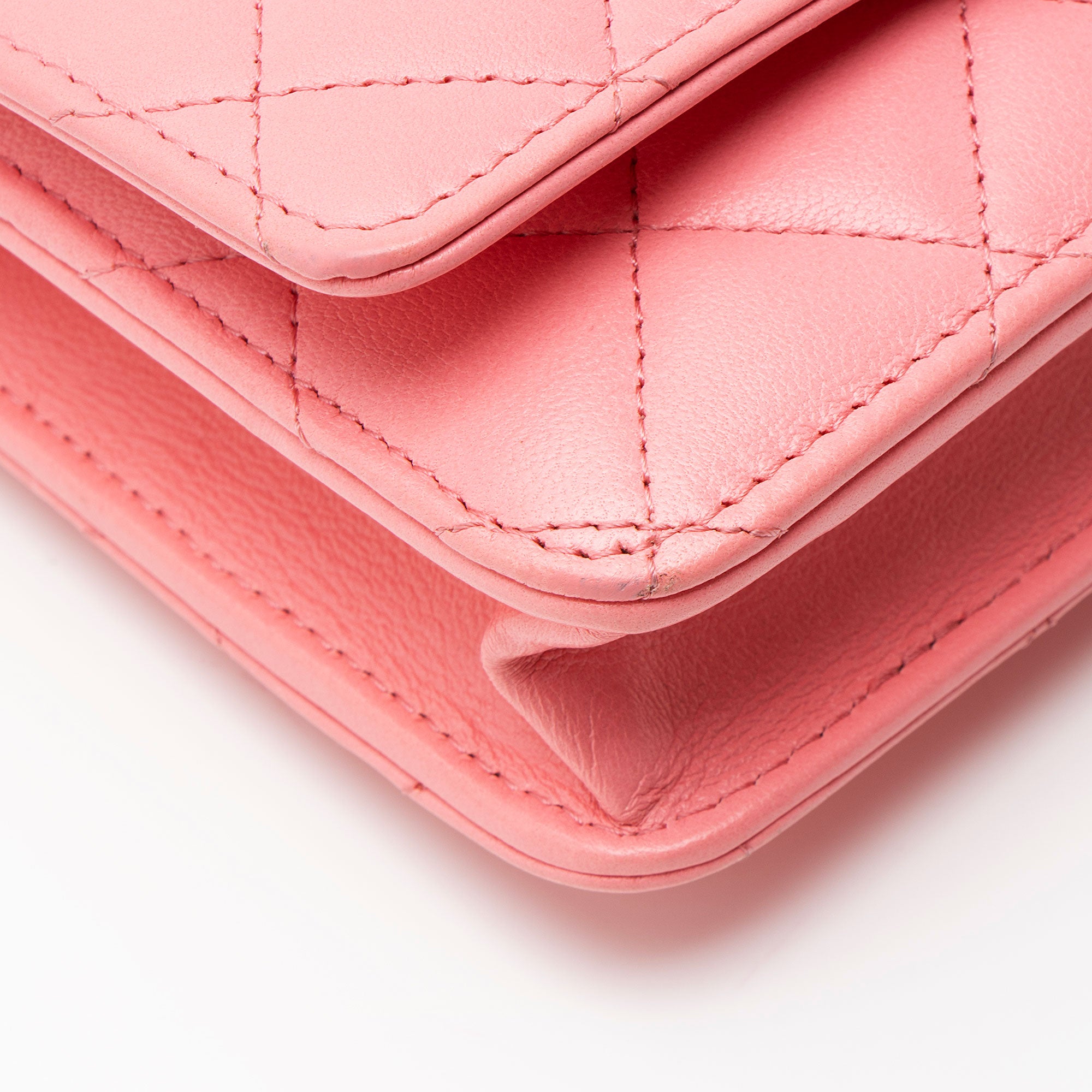Chanel Lambskin Pearl Crush Wallet on Chain