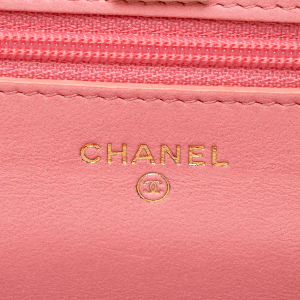 Chanel Lambskin Pearl Crush Wallet on Chain