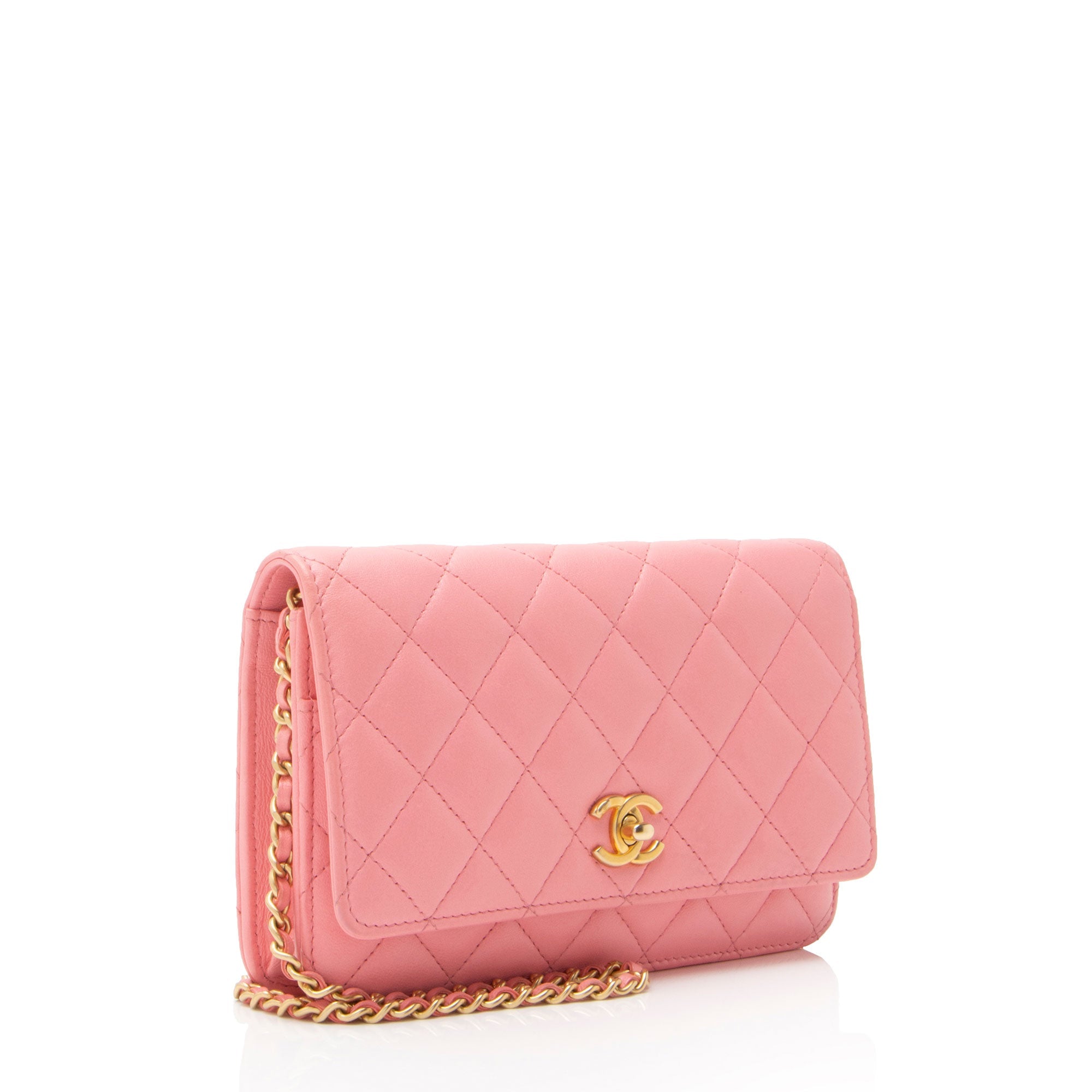 Chanel Lambskin Pearl Crush Wallet on Chain