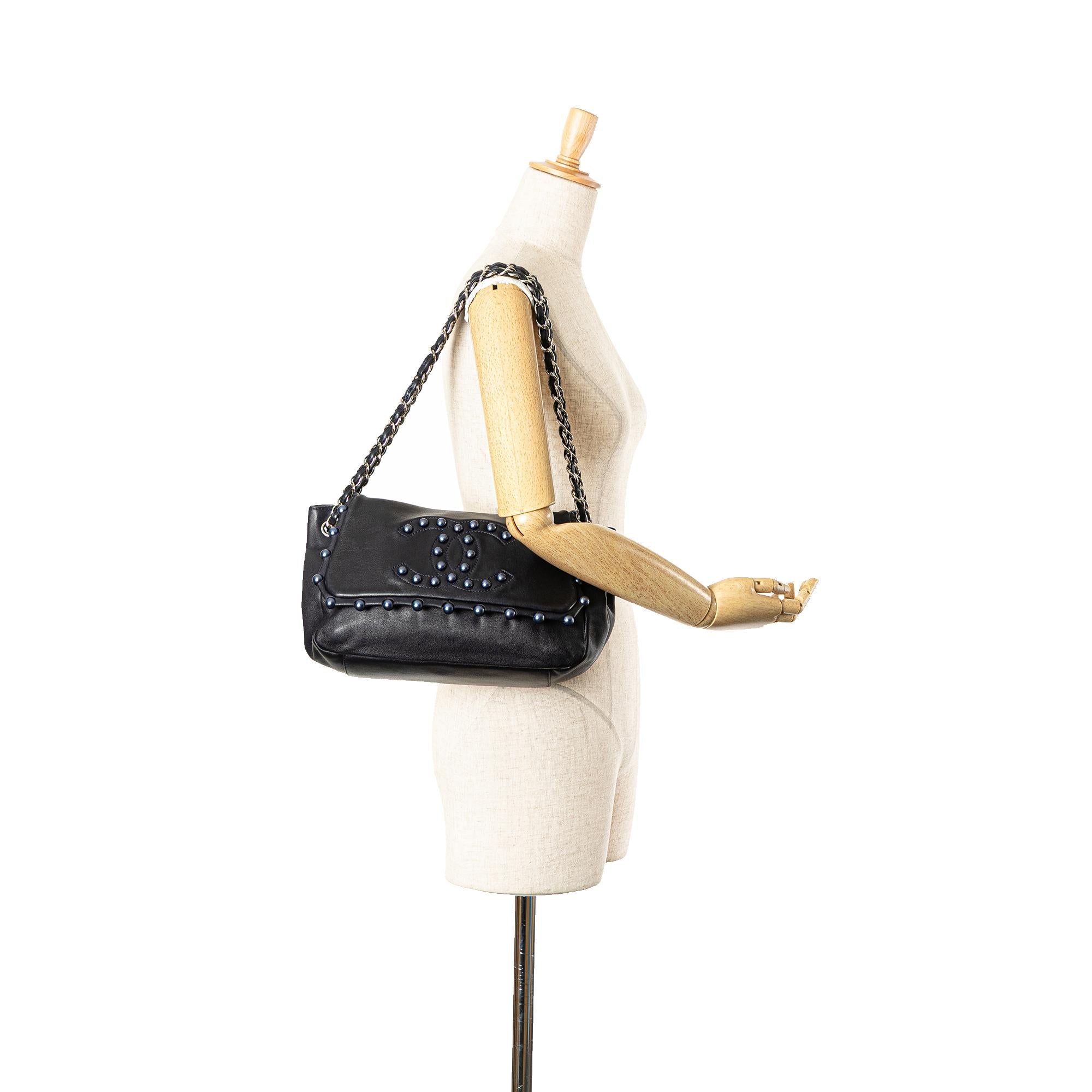 Chanel Lambskin Pearl Obsession Flap