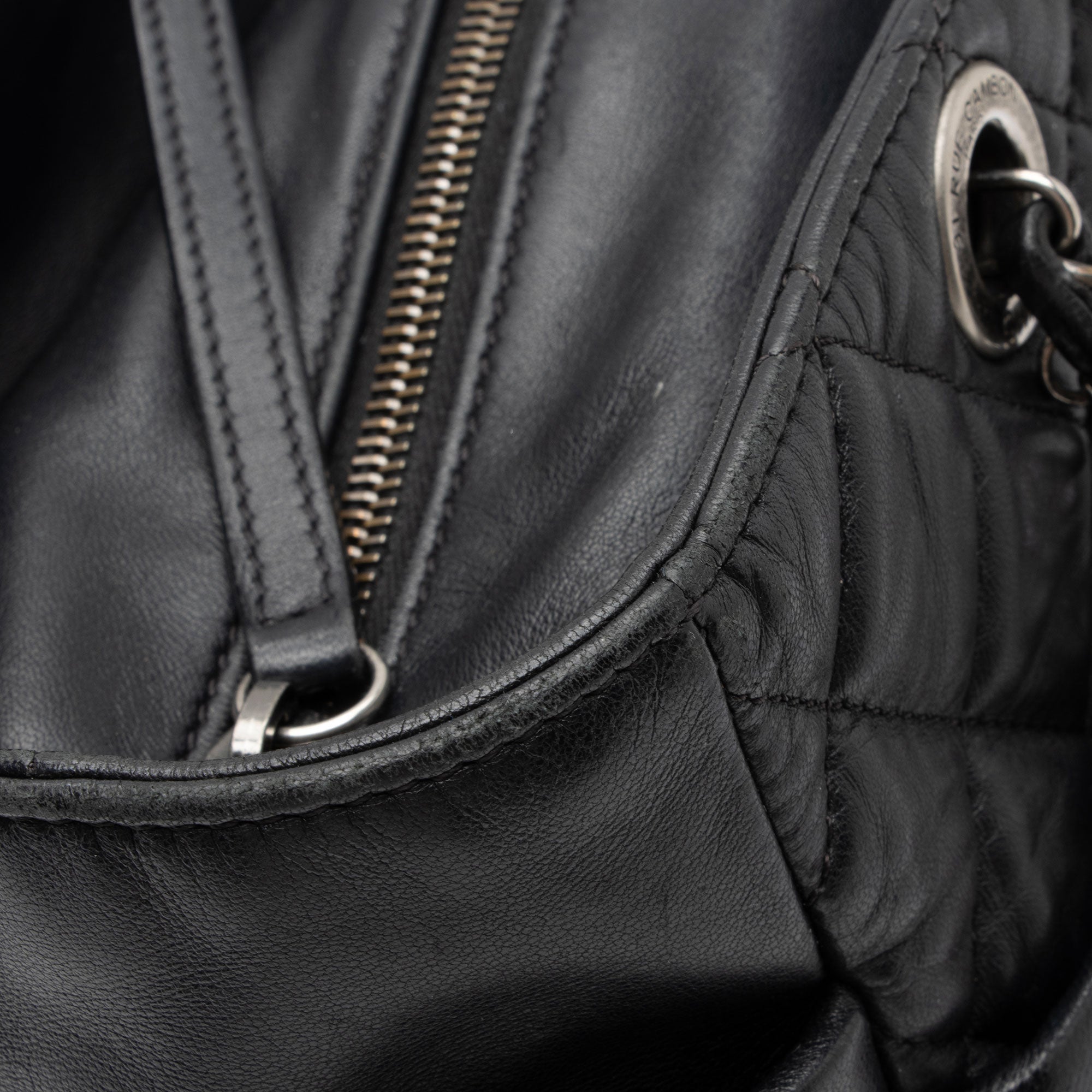 Chanel Lambskin Pocket Shopper Tote (SHF-S3BN0B)