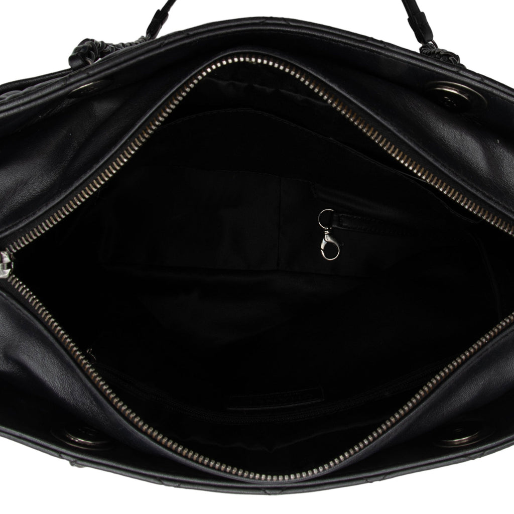 Chanel Lambskin Pocket Shopper Tote (SHF-S3BN0B)