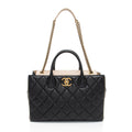 Chanel Lambskin Portobello Small Tote (SHF-Drtxbt)