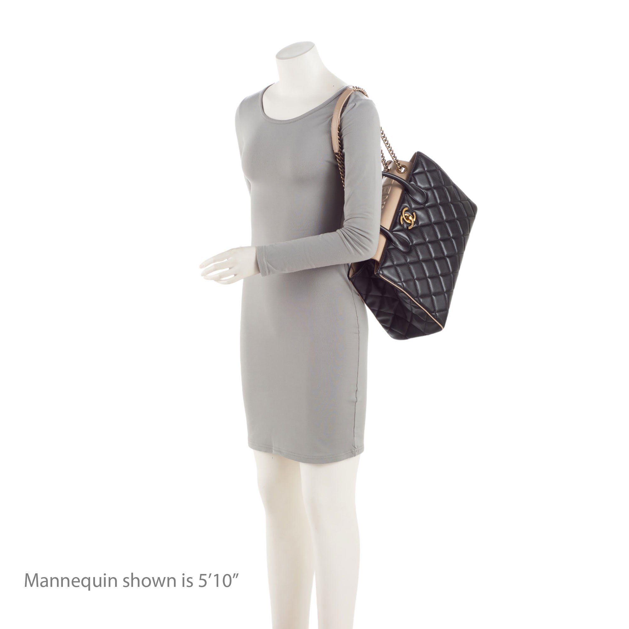 Chanel Lambskin Portobello Small Tote (SHF-Drtxbt)